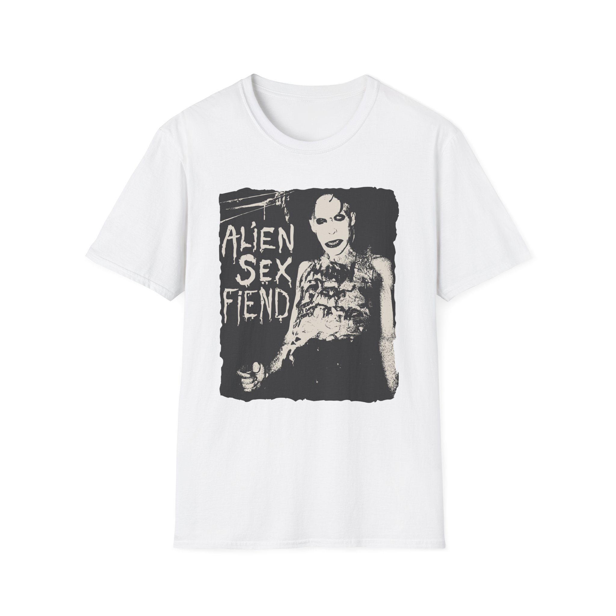 Alien Sex Fiend Nik Fiend Unisex Softstyle T-Shirt