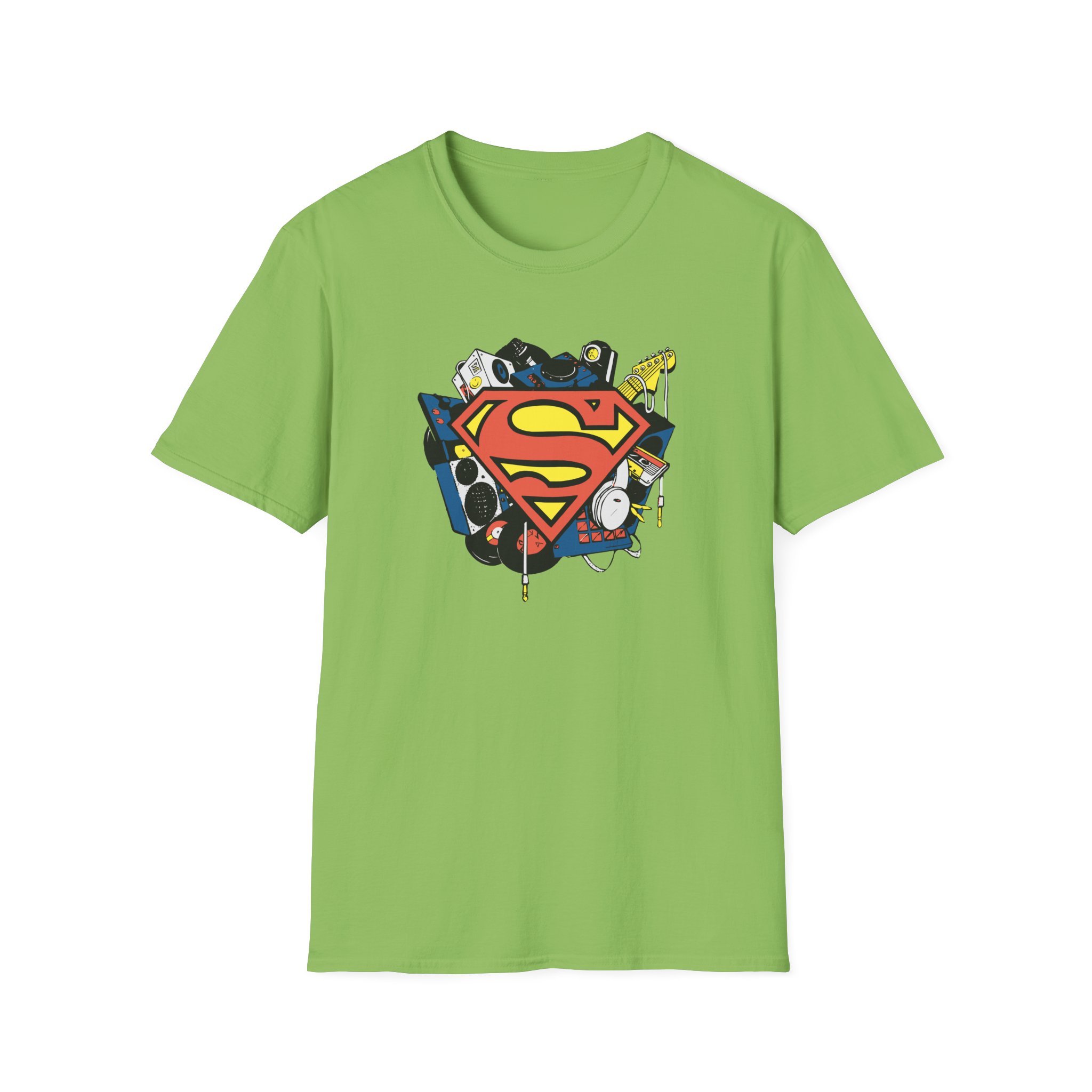 Kaskade X Superman Musician Unisex Softstyle T-Shirt