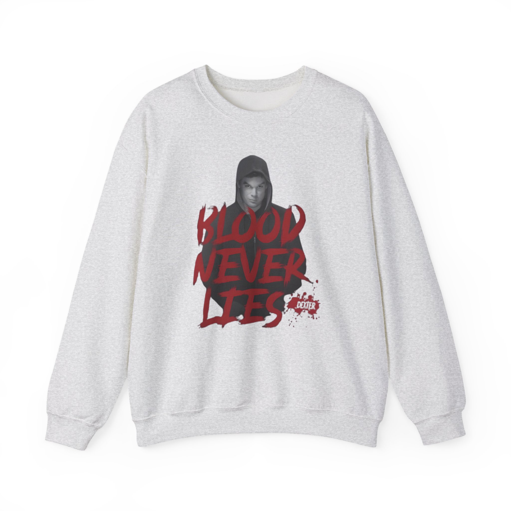Dexter Blood Never Lies Unisex Heavy Blendâ„¢ Crewneck Sweatshirt