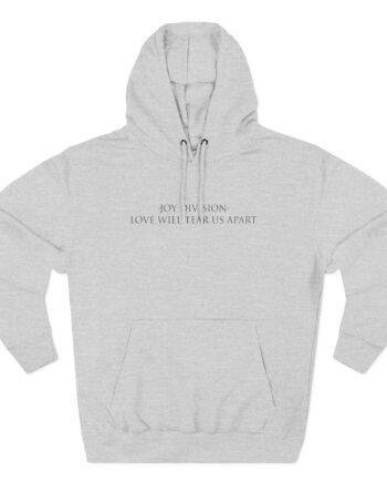 Joy Division Jd Love Will Tear Us Apart Three-Panel Fleece Hoodie