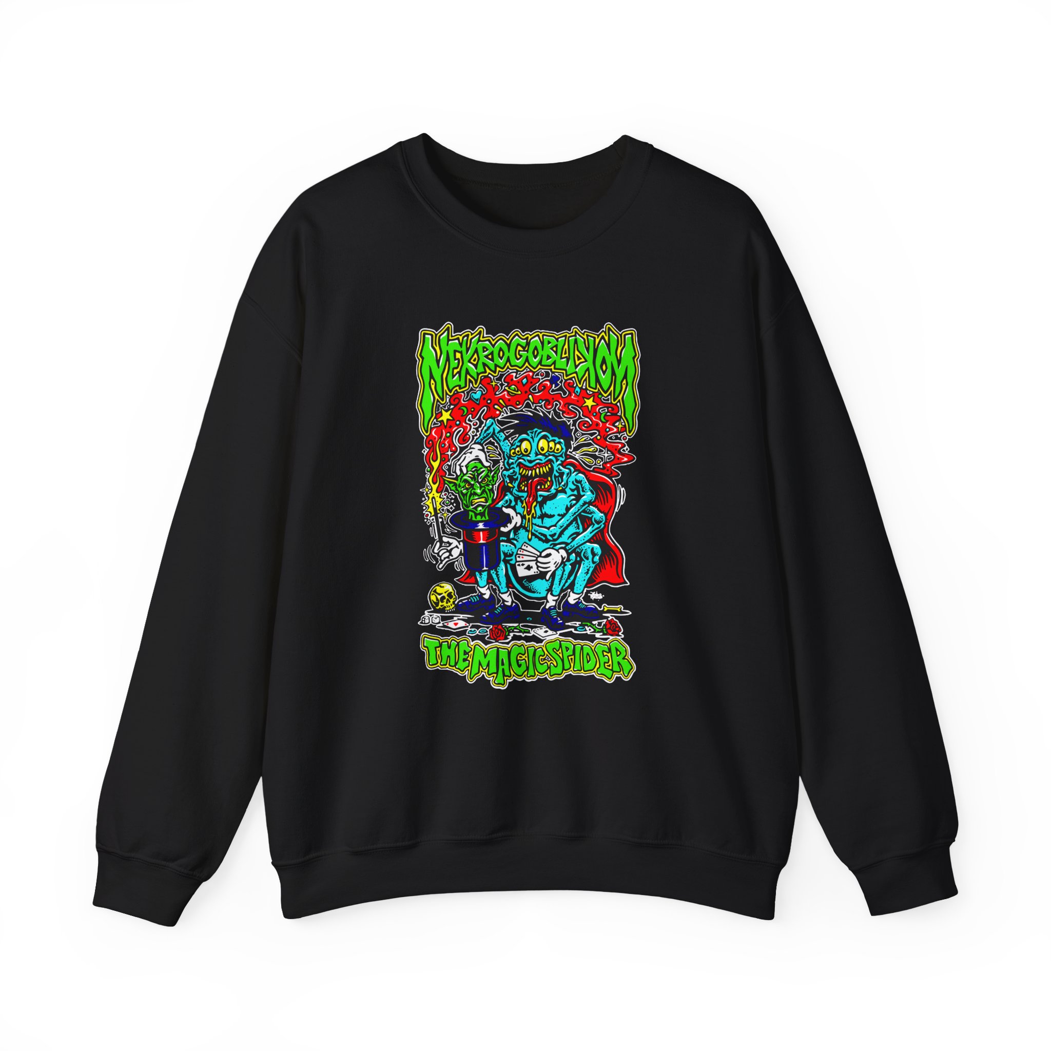 Nekrogoblikon the Magicspider Unisex Heavy Blendâ„¢ Crewneck Sweatshirt