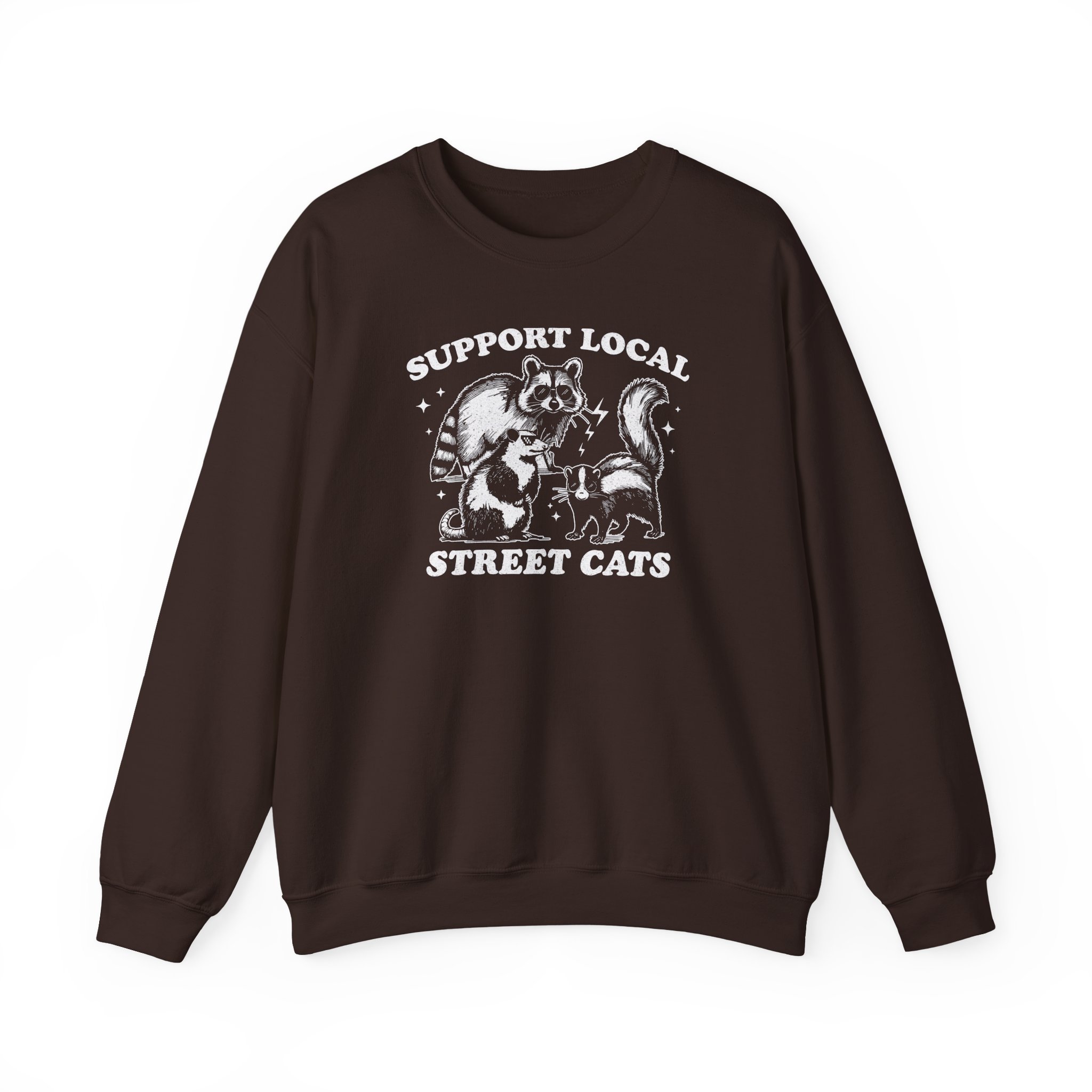 Zingara Support Local Street Cats Unisex Heavy Blendâ„¢ Crewneck Sweatshirt