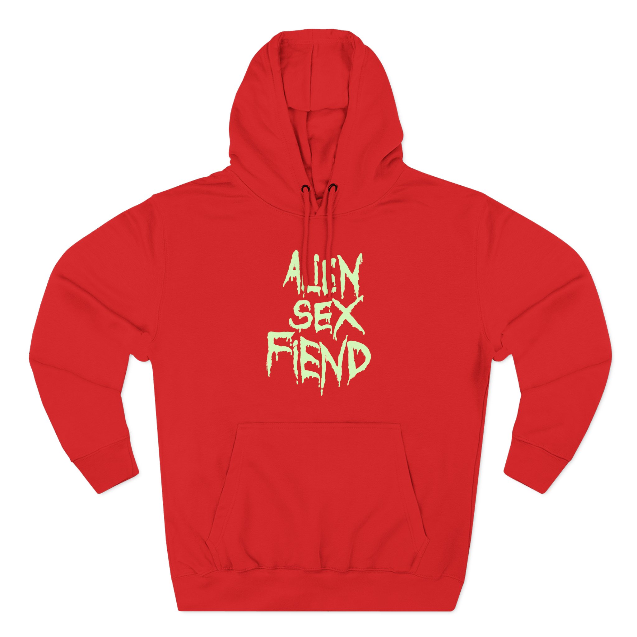 Alien Sex Fiend Glow in the Dark Three-Panel Fleece Hoodie