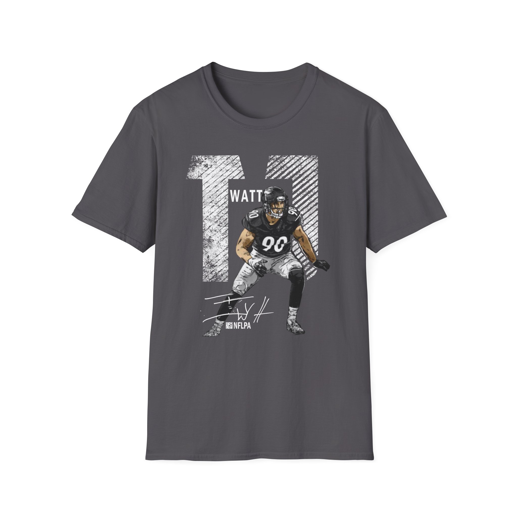 Tj Watt Mega Bold Unisex Softstyle T-Shirt