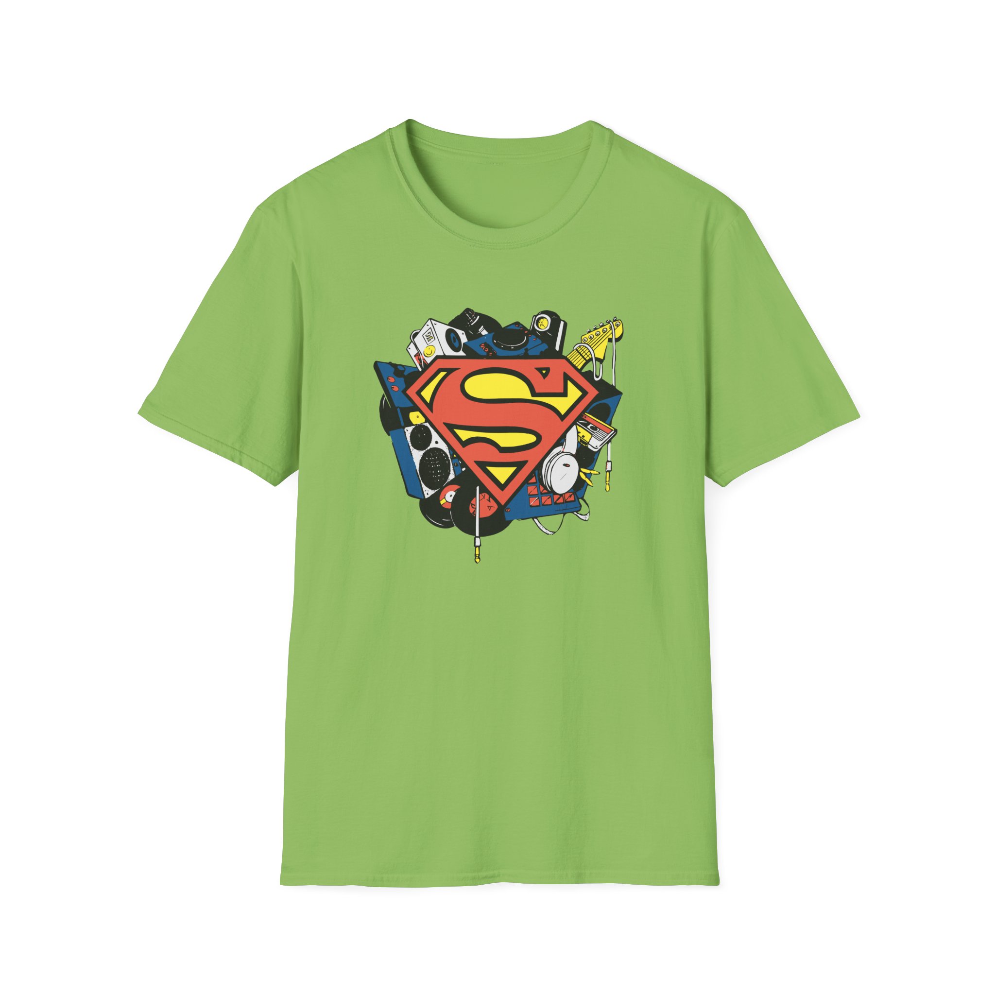 Kaskade X Superman Musician Unisex Softstyle T-Shirt
