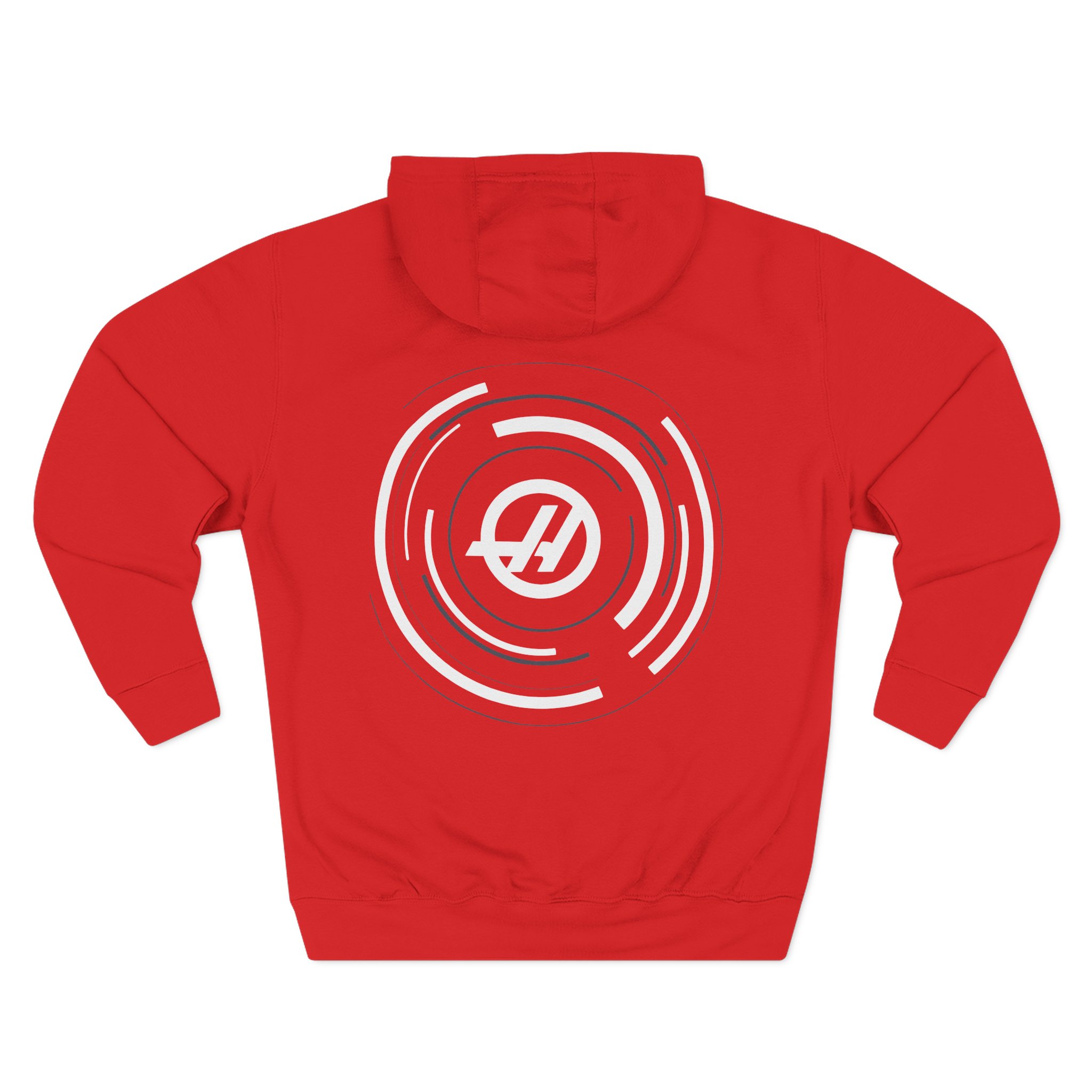 Haas F1 Dynamic Roundel Three-Panel Fleece Hoodie