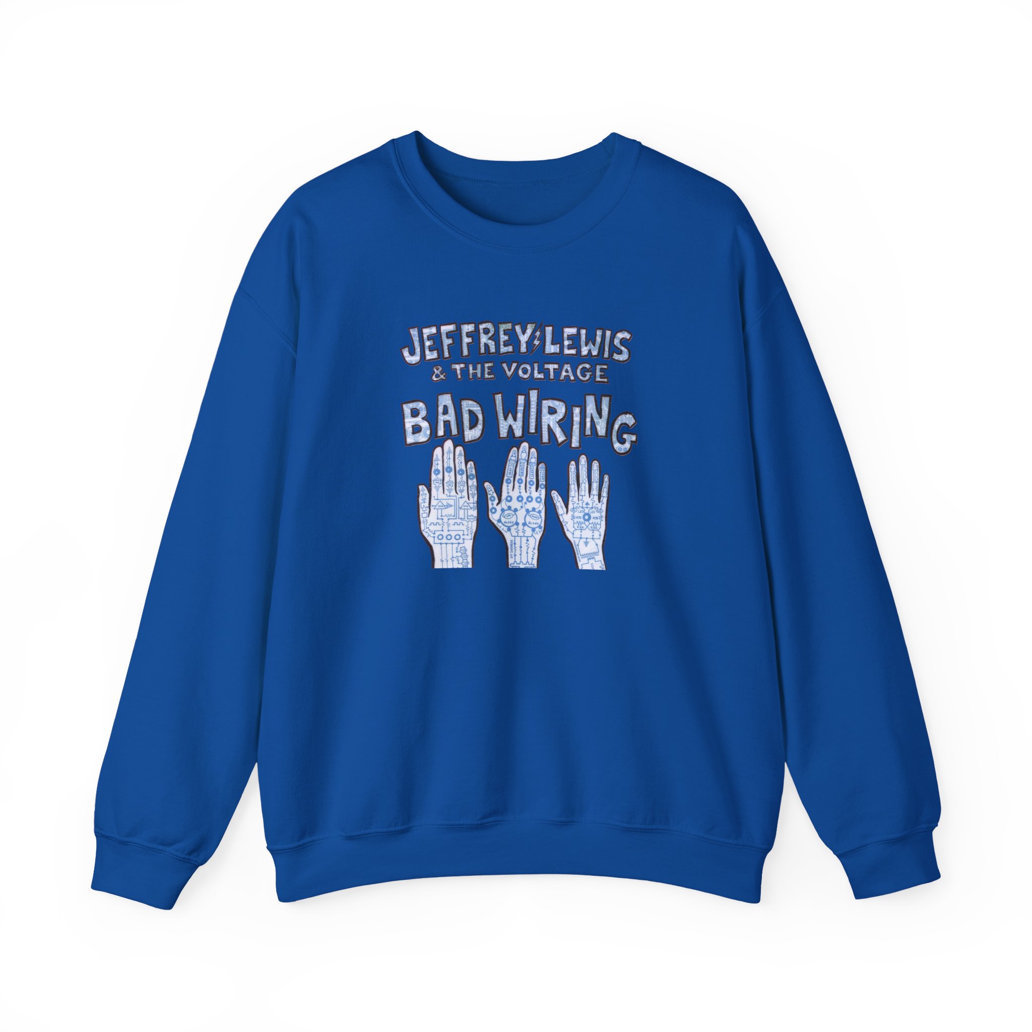 Jeffrey Lewis Bad Wiring 12" Unisex Heavy Blendâ„¢ Crewneck Sweatshirt