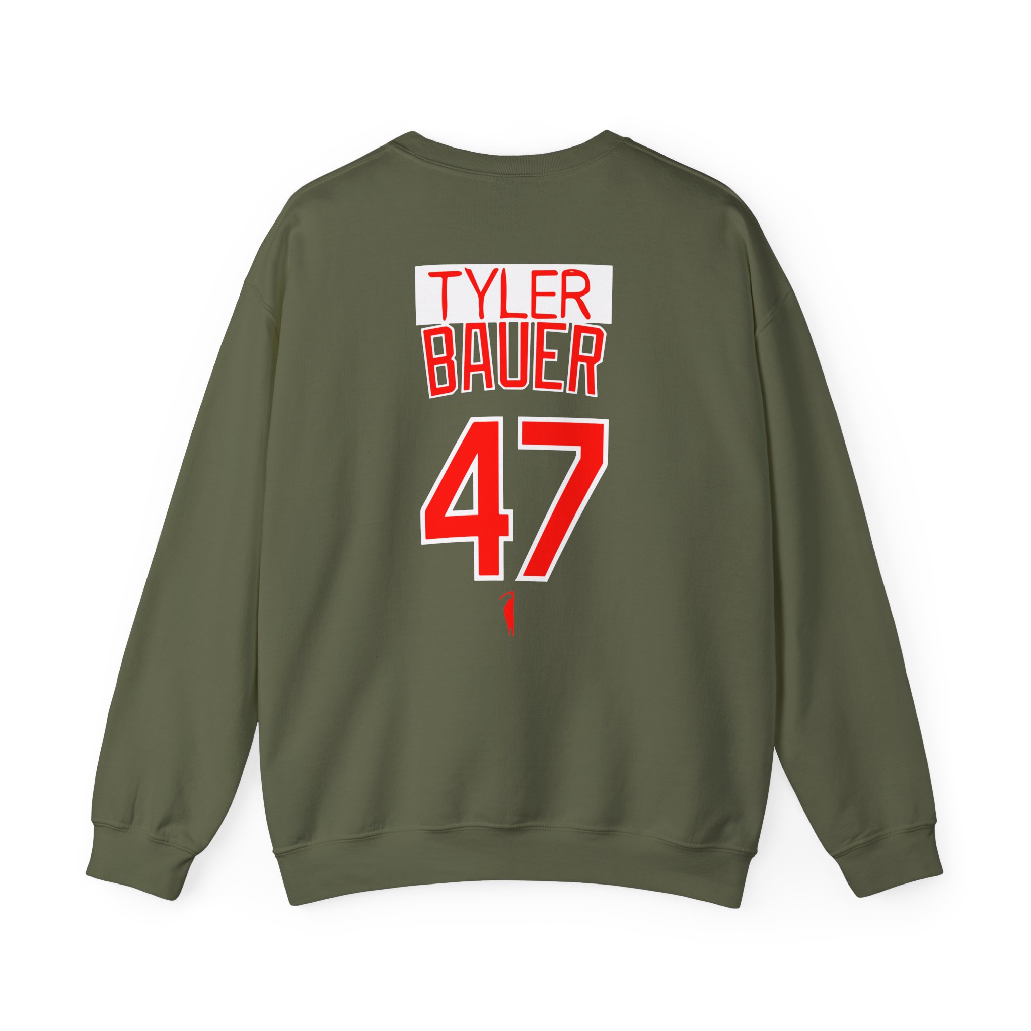 Trevor Bauer Hard Work Never Settles Unisex Heavy Blendâ„¢ Crewneck Sweatshirt