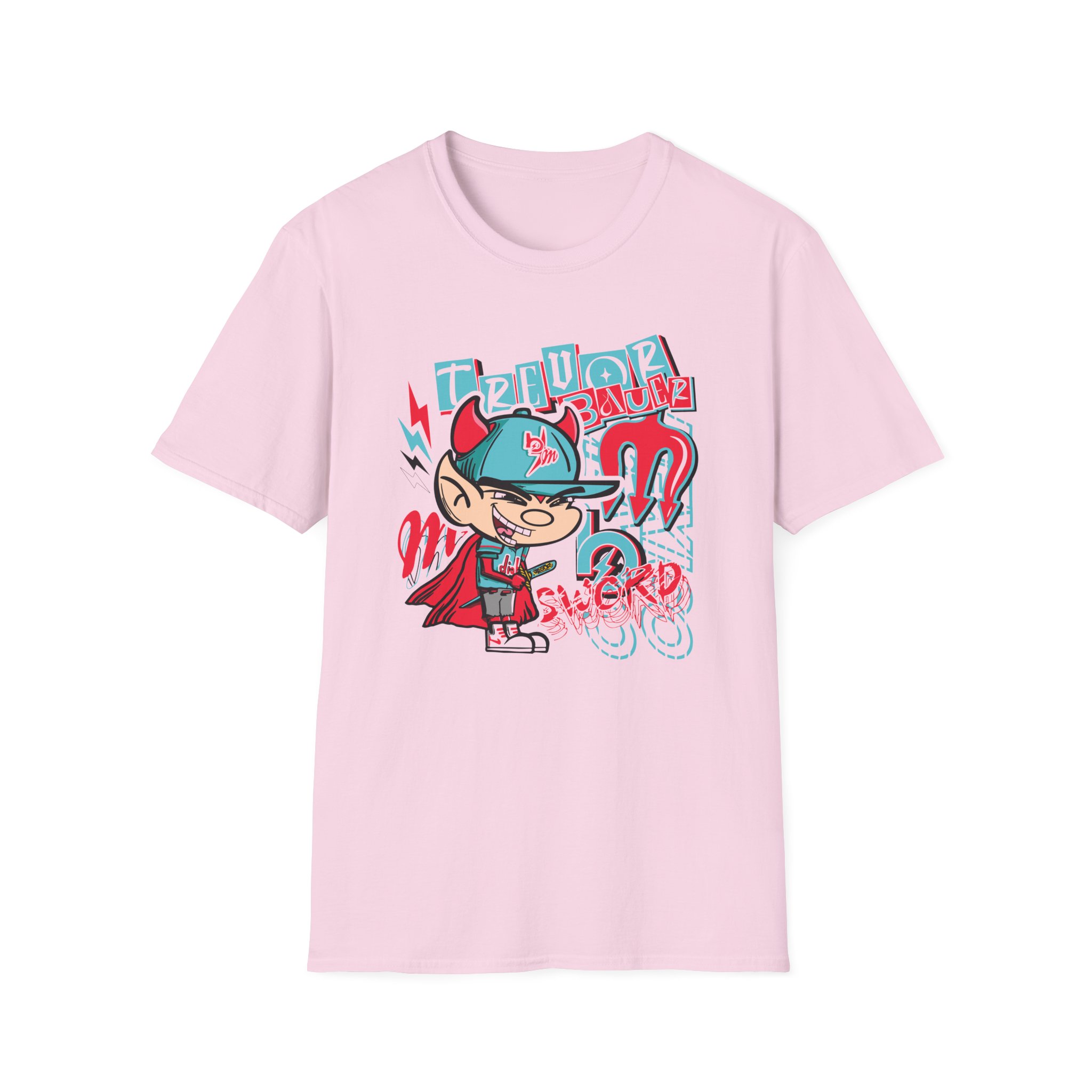 Trevor Bauer Diablo's Cartoon Unisex Softstyle T-Shirt