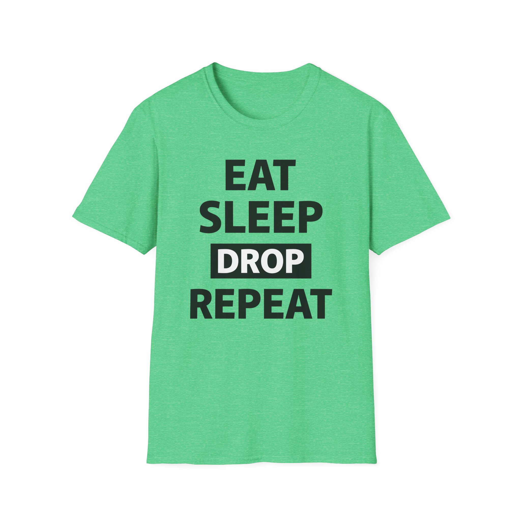 Morgz Eat Sleep Drop Repeat Unisex Softstyle T-Shirt