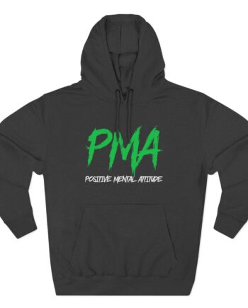 Pma Positive Mental Attitude Three-Panel Fleece Hoodie