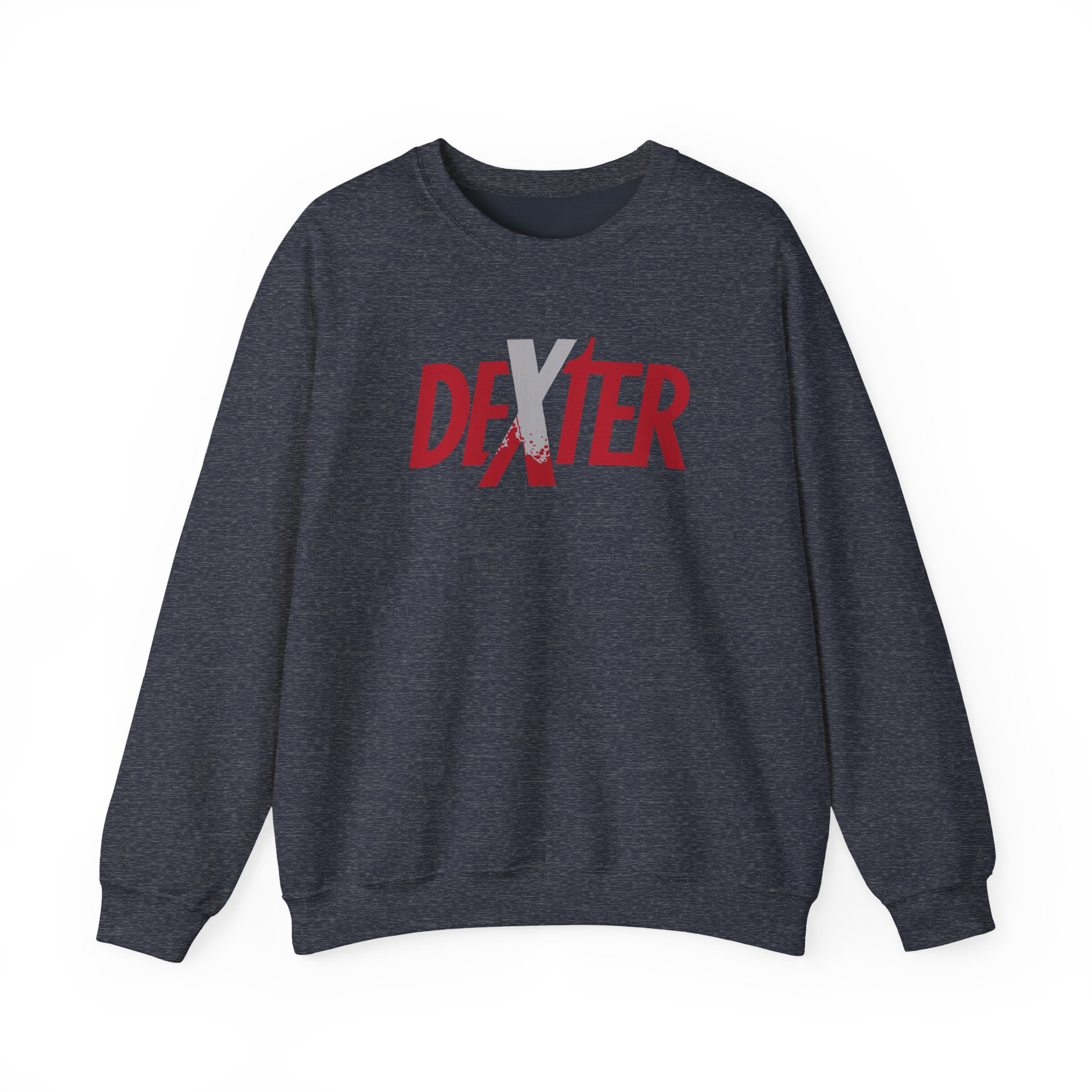 Dexter Spatter Logo Unisex Heavy Blendâ„¢ Crewneck Sweatshirt