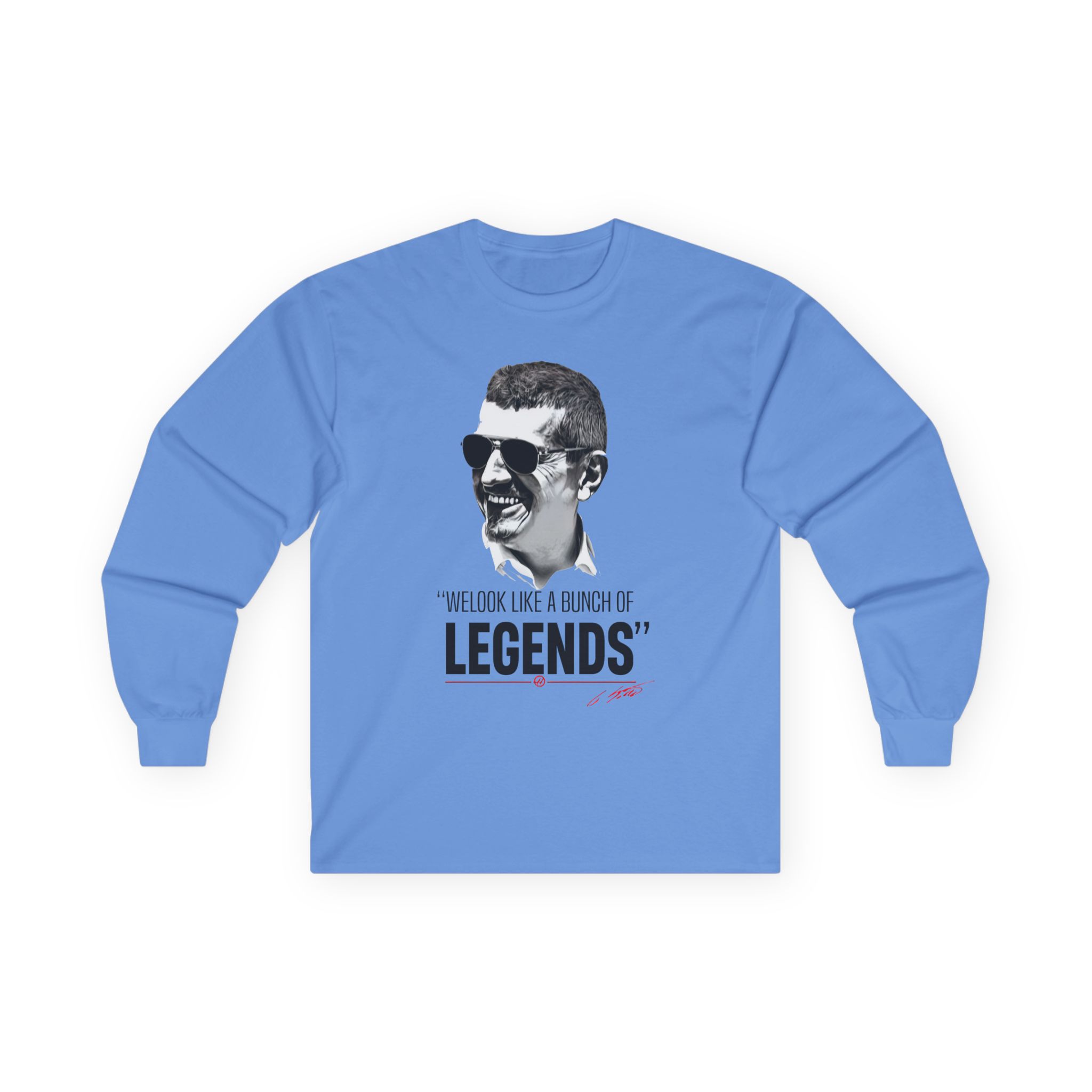 Haas F1 Guenther Steiner Legends Unisex Ultra Cotton Long Sleeve Tee