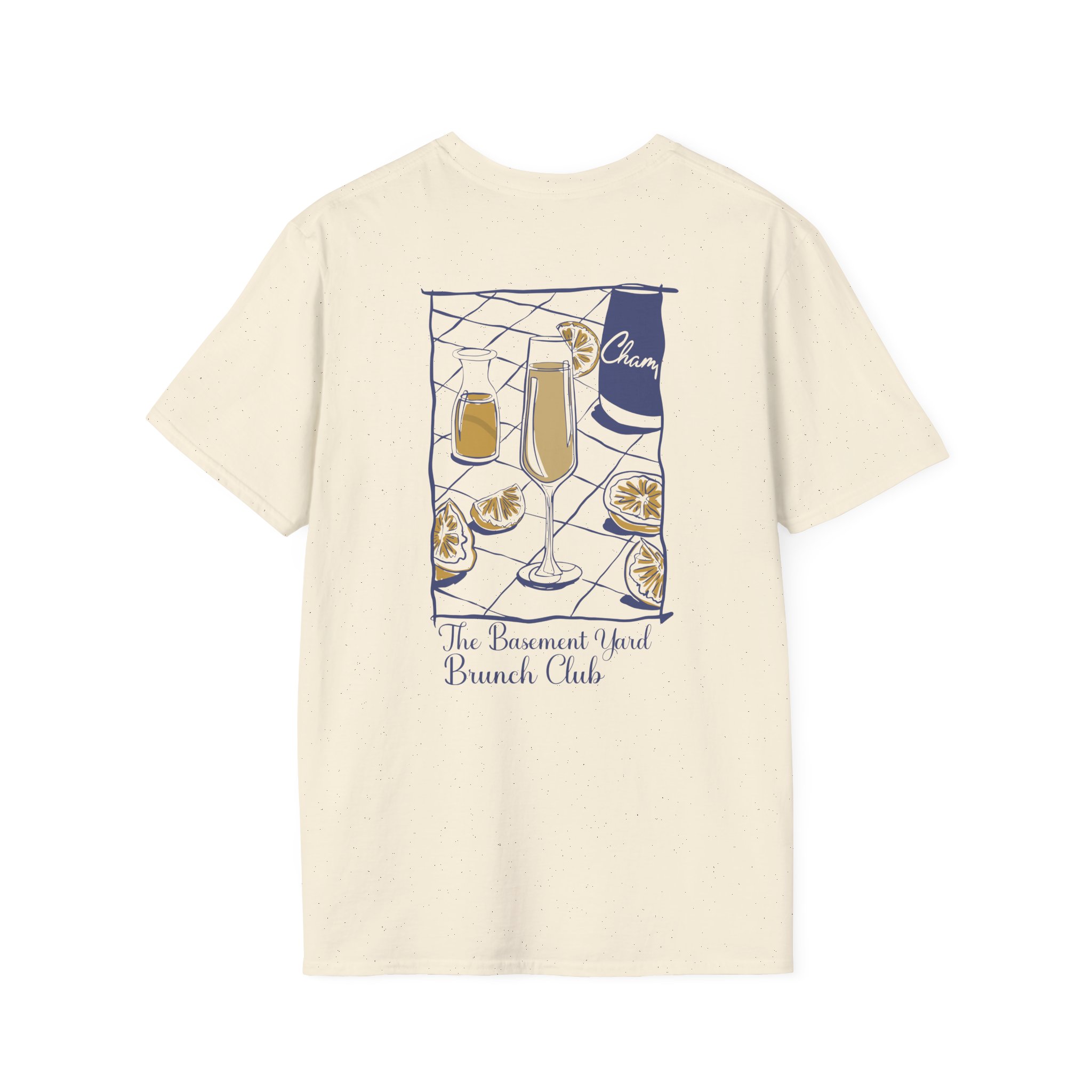 Basement Yard Mimosa Brunch Club Unisex Softstyle T-Shirt