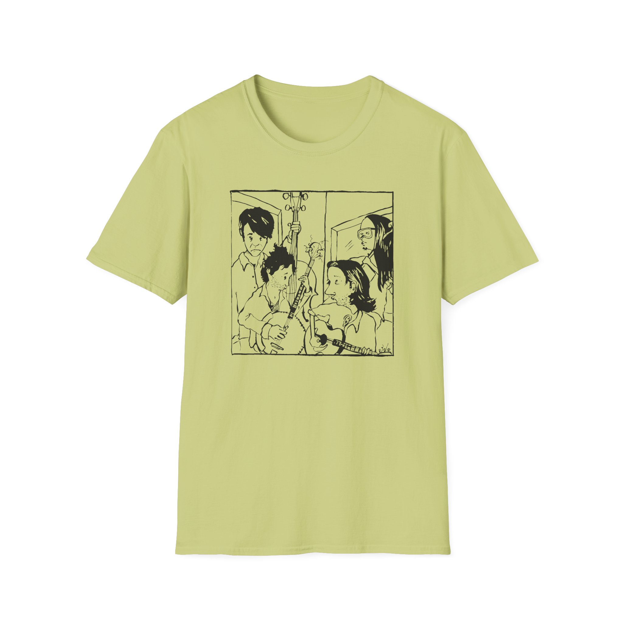 Avett Brothers Seth Drawing Unisex Softstyle T-Shirt