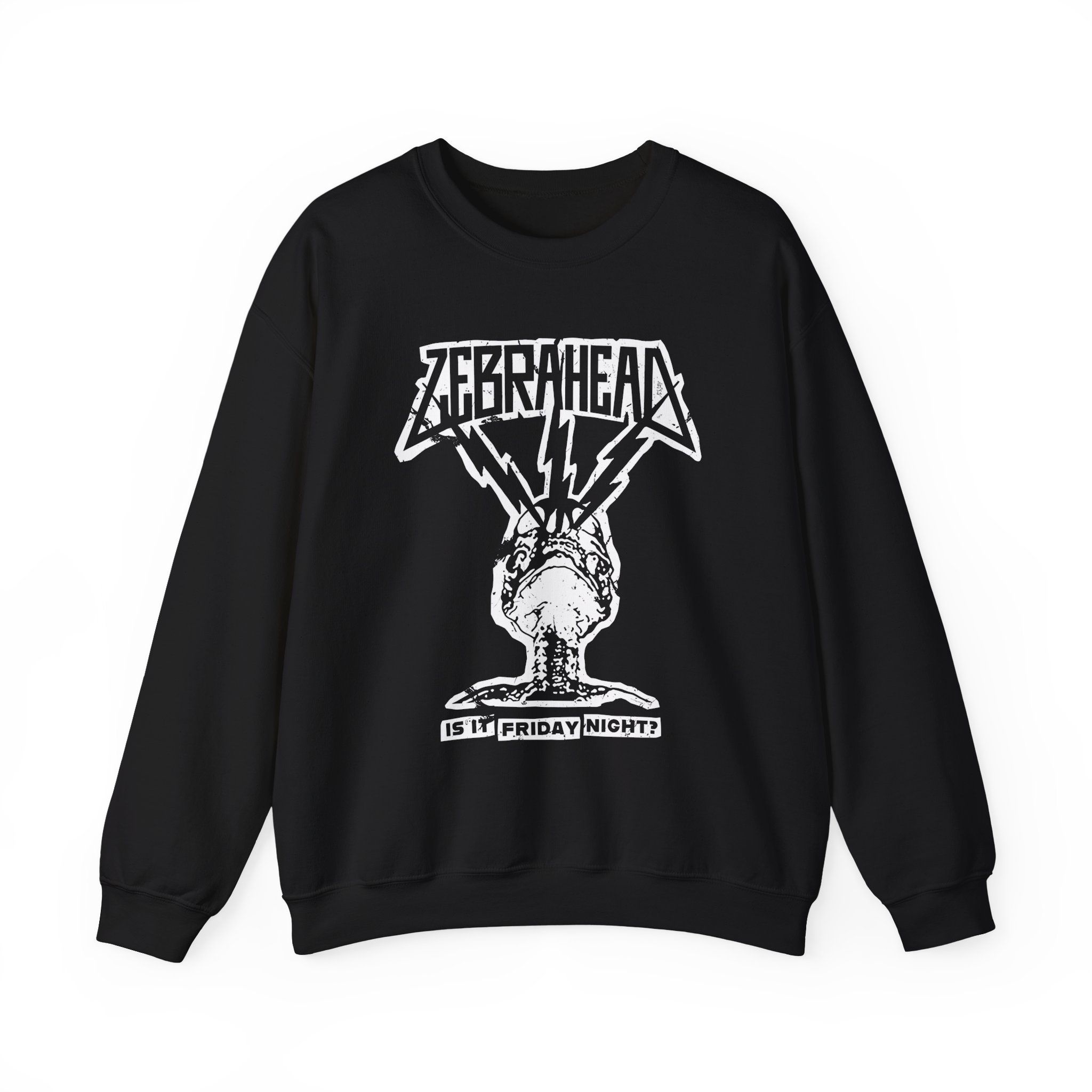 Zebrahead Lightning Skull Friday night tour Unisex Heavy Blendâ„¢ Crewneck Sweatshirt