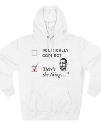 Sean Strickland Here's the Thing Three-Panel Fleece Hoodie