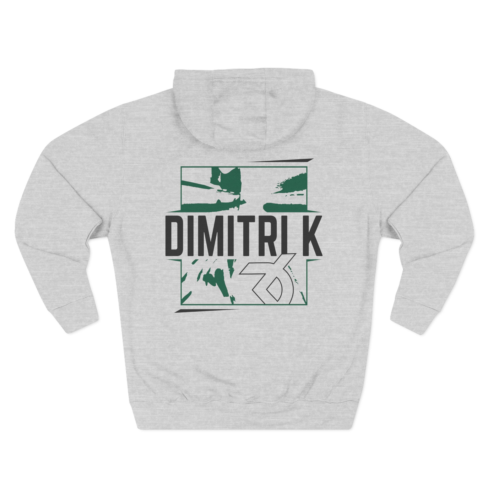 Dimitri K Three-Panel Fleece Hoodie