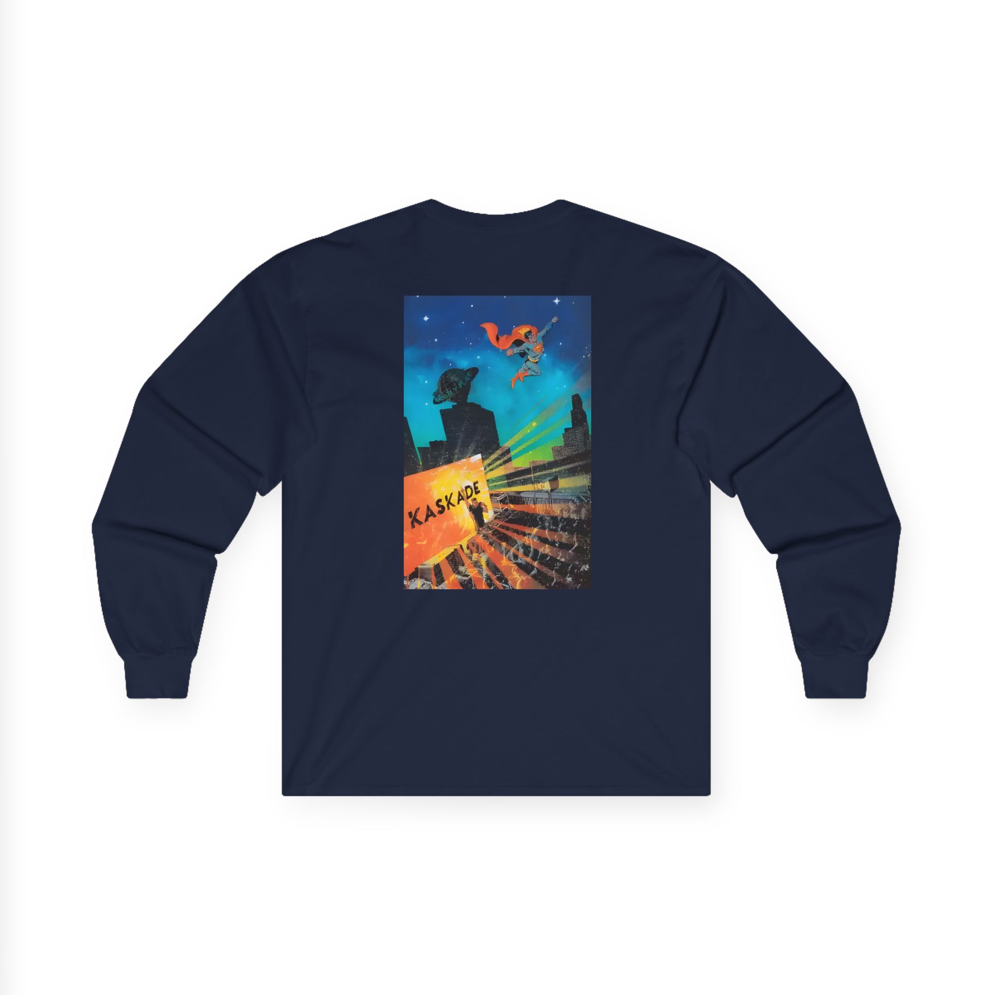 Kaskade X Superman Comic Unisex Ultra Cotton Long Sleeve Tee