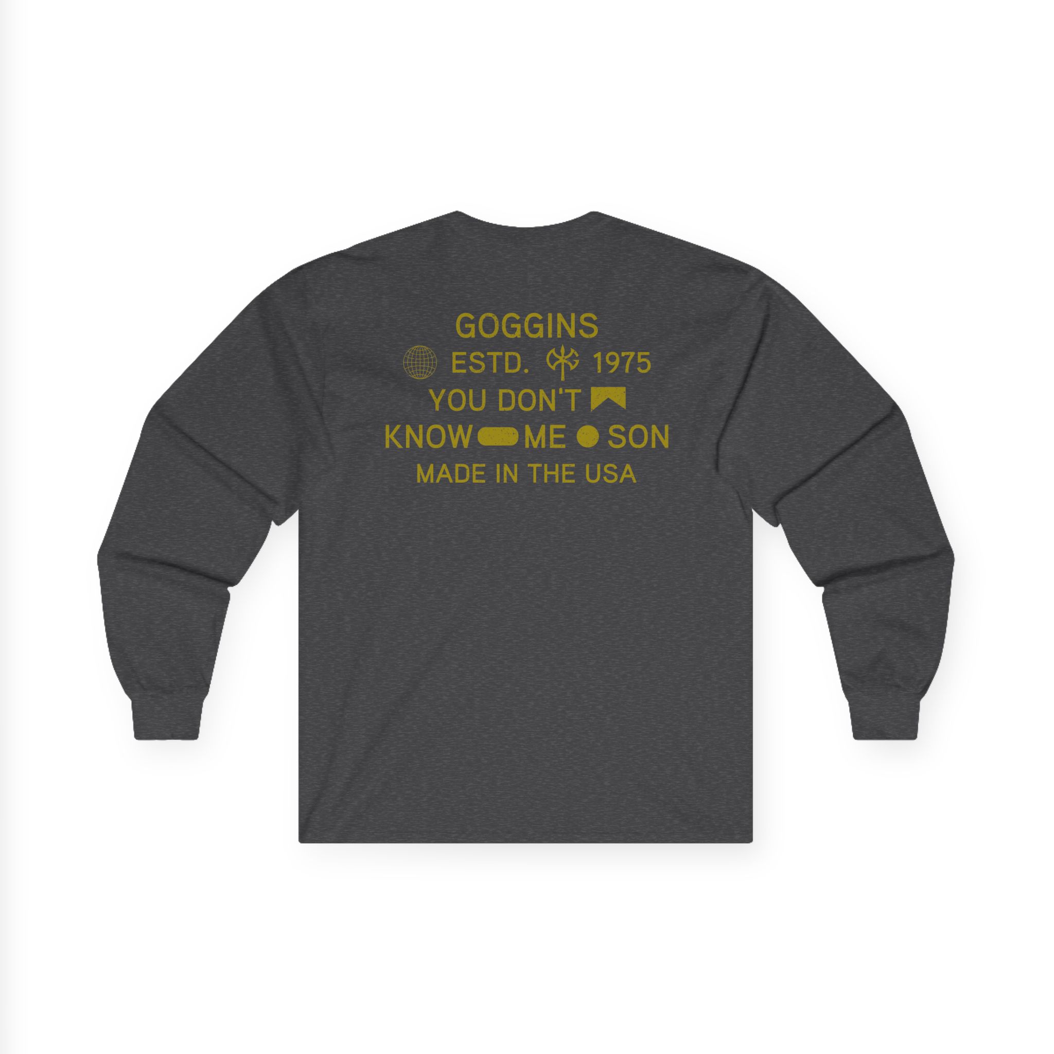 David Goggins Made in the Usa Unisex Ultra Cotton Long Sleeve Tee