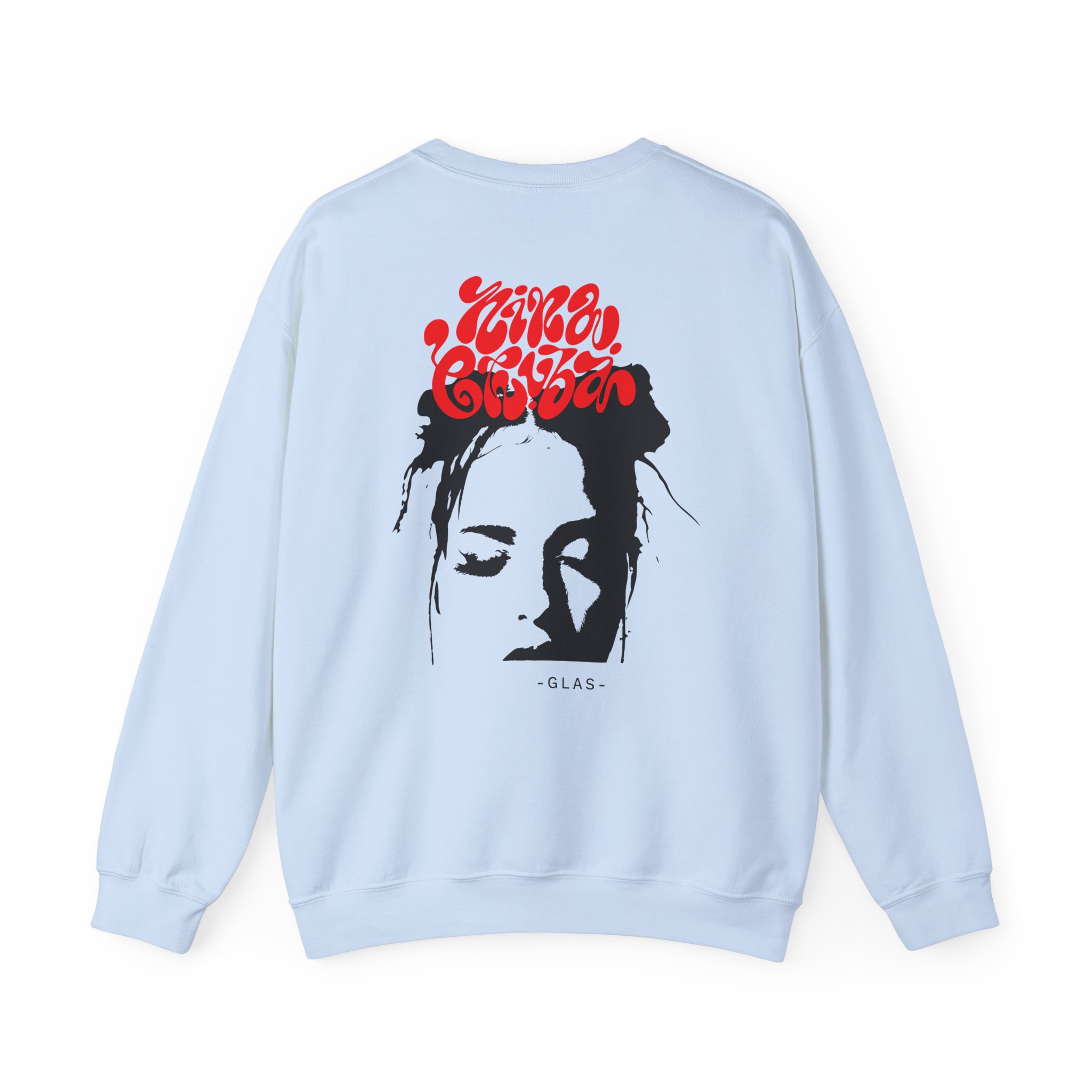 Nina Chuba Vinyl Unisex Heavy Blendâ„¢ Crewneck Sweatshirt