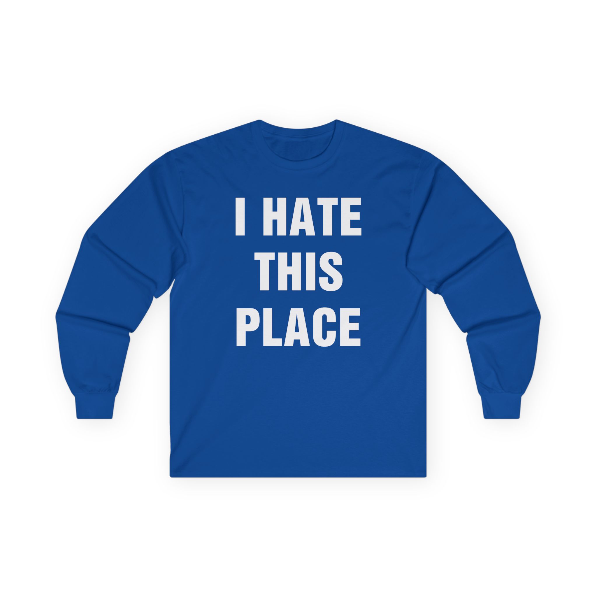 Hot Water Music I Hate This Place Unisex Ultra Cotton Long Sleeve Tee