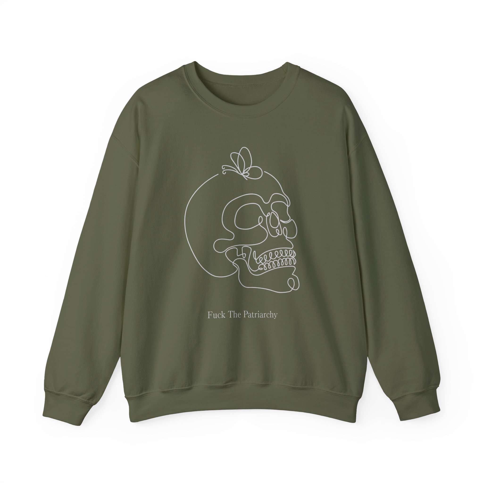 Qtcinderella Fuck the Patriarchy Unisex Heavy Blendâ„¢ Crewneck Sweatshirt