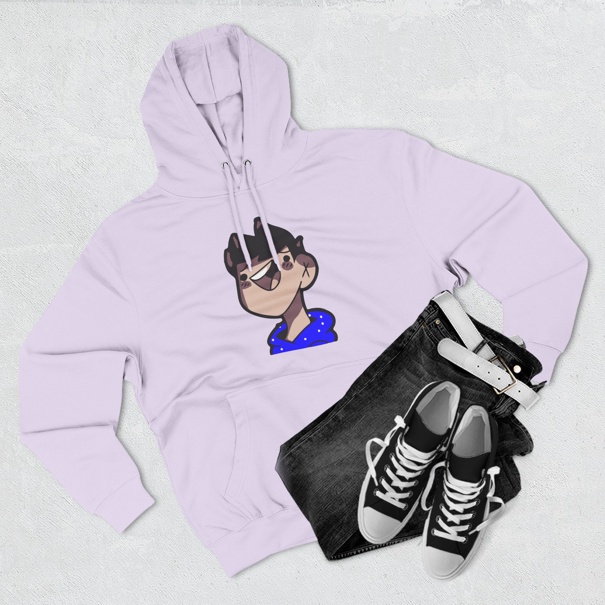 Clix Three-Panel Fleece Hoodie