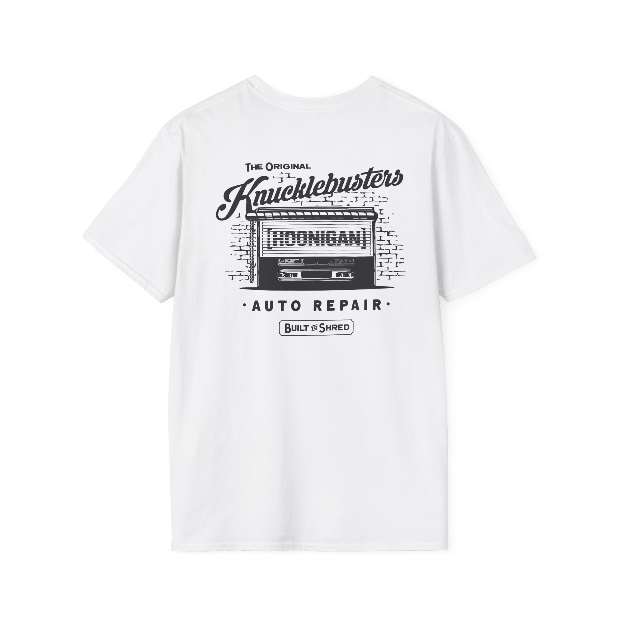 Hoonigan Knucklebusters Auto Repair Unisex Softstyle T-Shirt