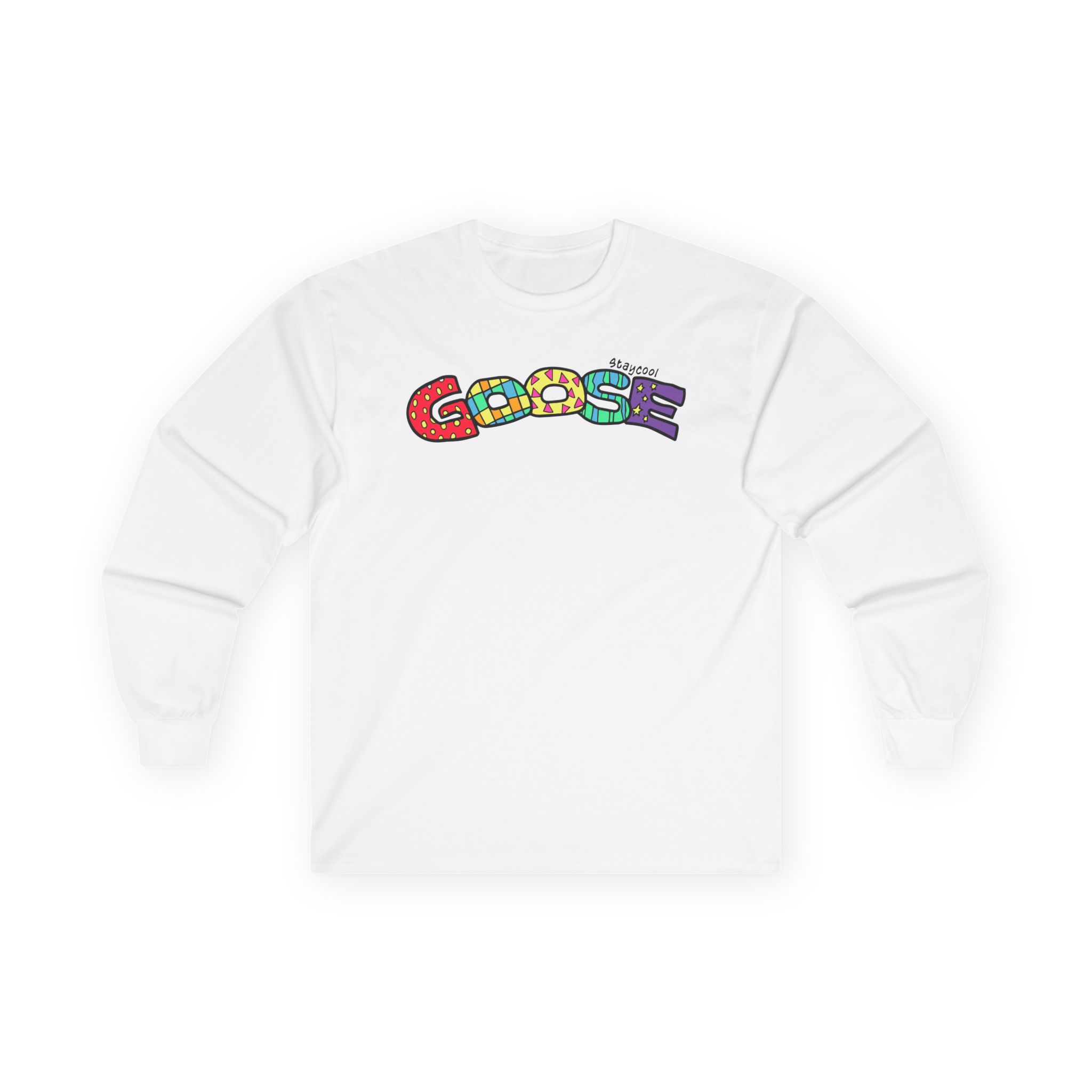 Goose x Staycool Rainbow Unisex Ultra Cotton Long Sleeve Tee