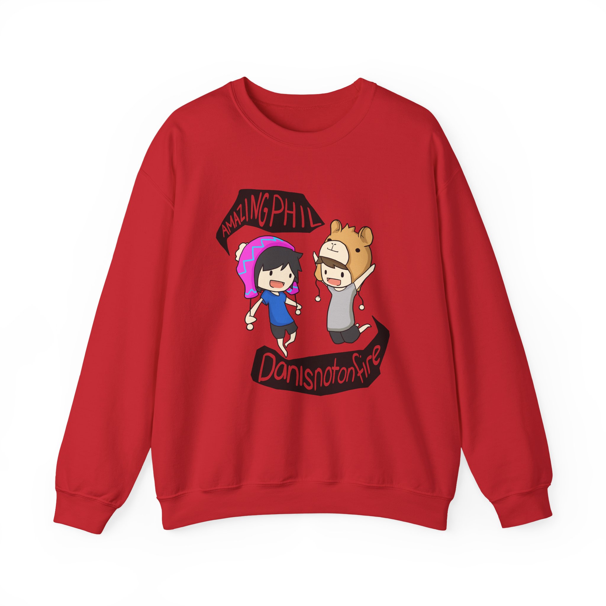 Dan and Phil Unisex Heavy Blendâ„¢ Crewneck Sweatshirt