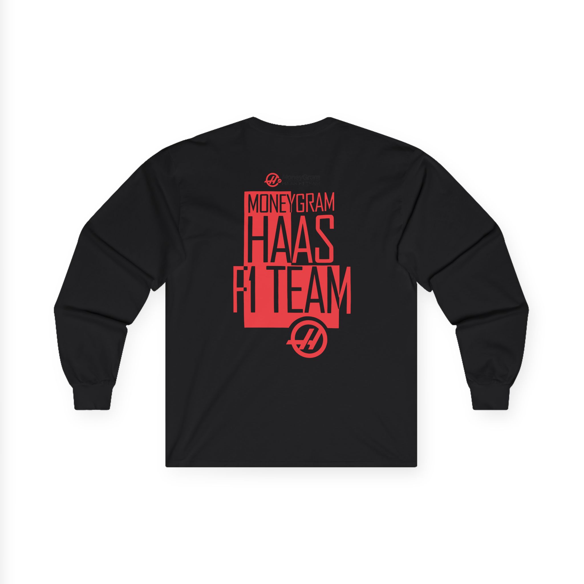Haas F1 Color Block Unisex Ultra Cotton Long Sleeve Tee
