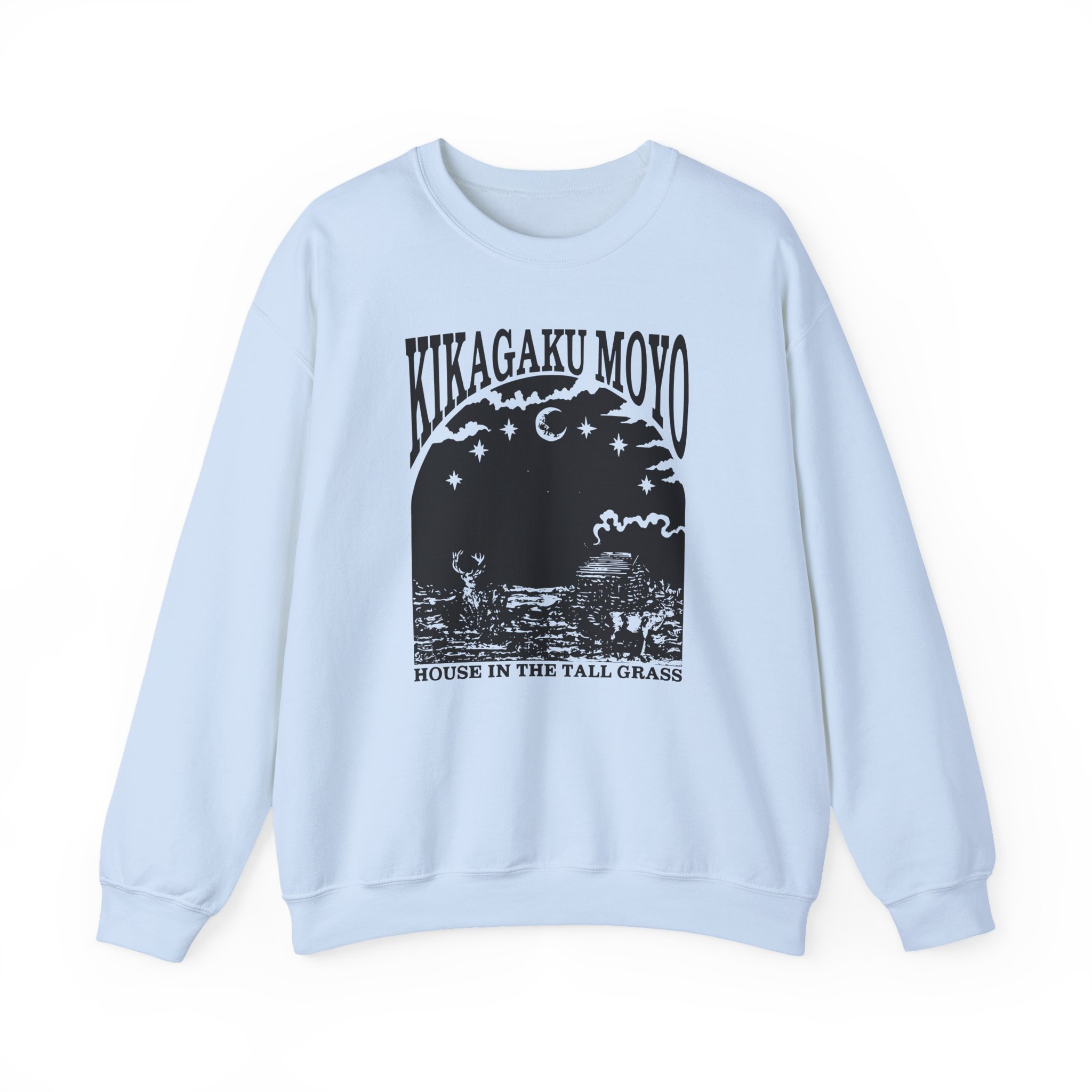 Kikagaku Moyo House in the Tall Grass Unisex Heavy Blendâ„¢ Crewneck Sweatshirt