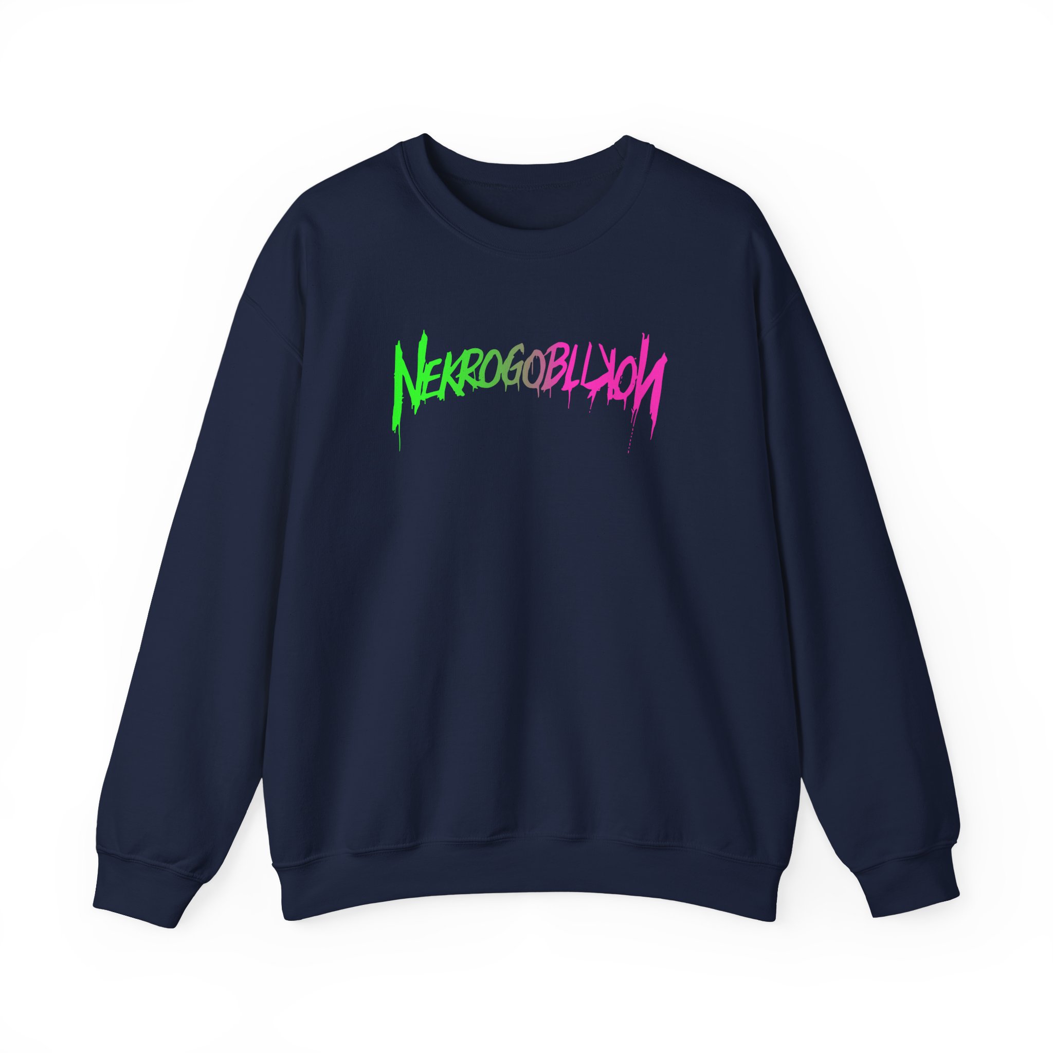 Nekrogoblikon Goblin Mode Wicked Ombre Unisex Heavy Blendâ„¢ Crewneck Sweatshirt