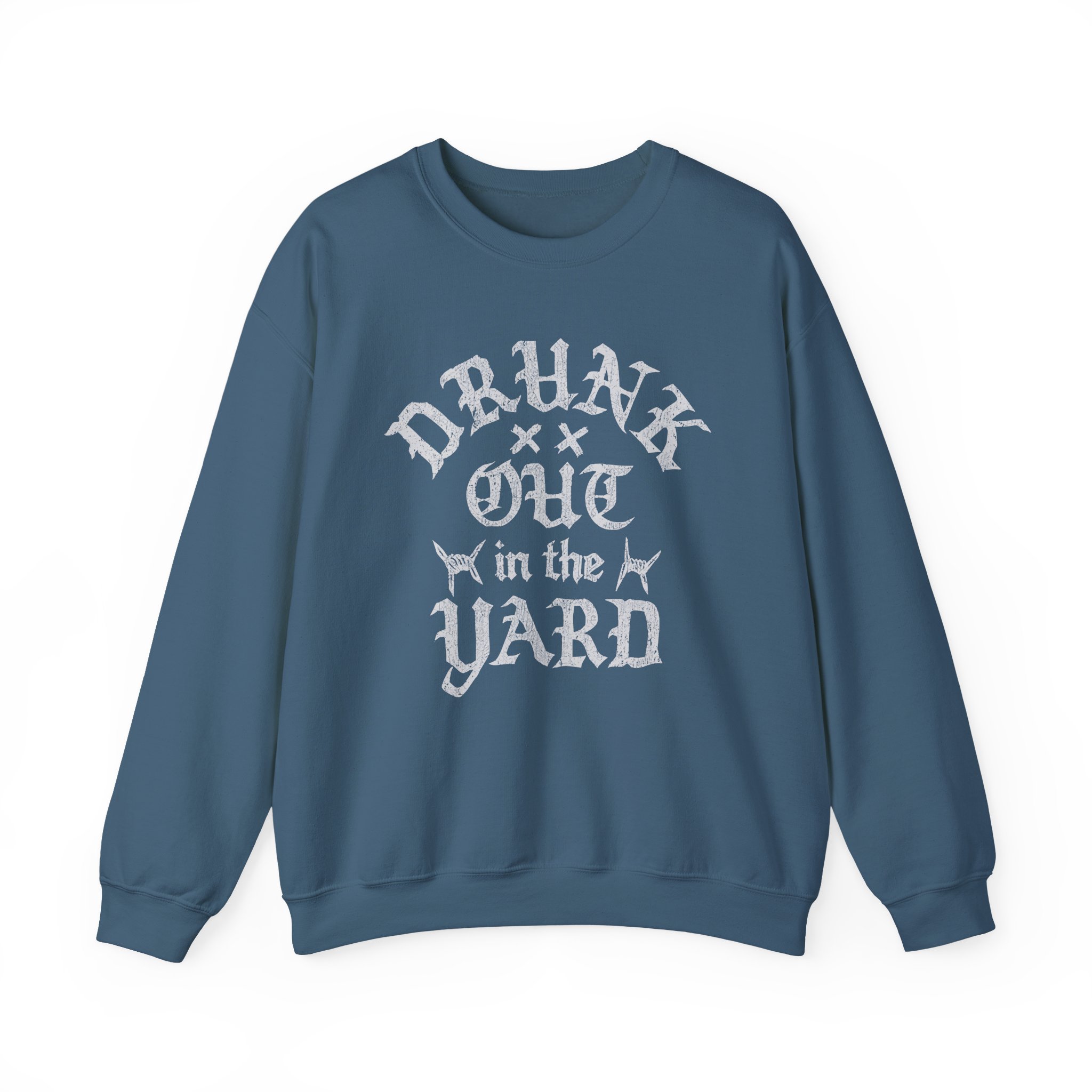 Hardy Drunk Out in the Yard Unisex Heavy Blendâ„¢ Crewneck Sweatshirt