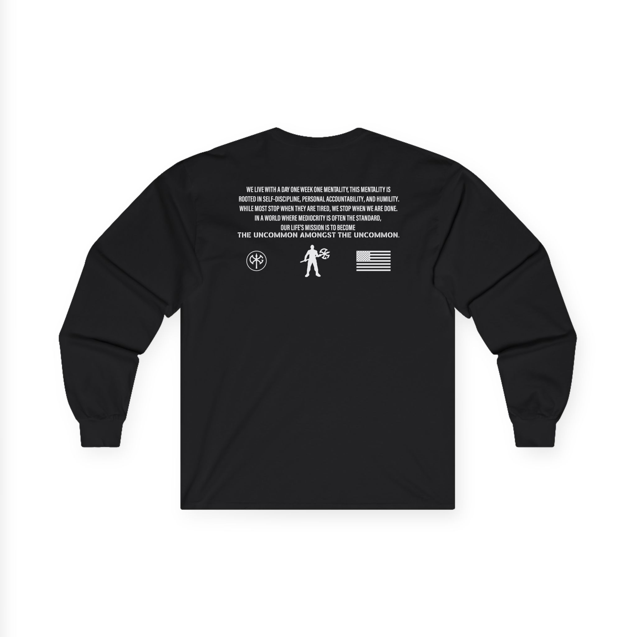 David Goggins Ethos Slogan Unisex Ultra Cotton Long Sleeve Tee