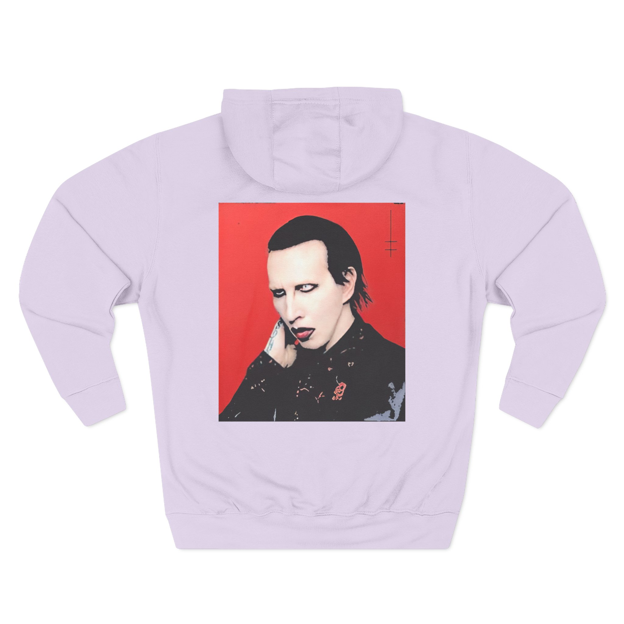 Marilyn Manson Little Cross Photo Three-Panel Fleece Hoodie