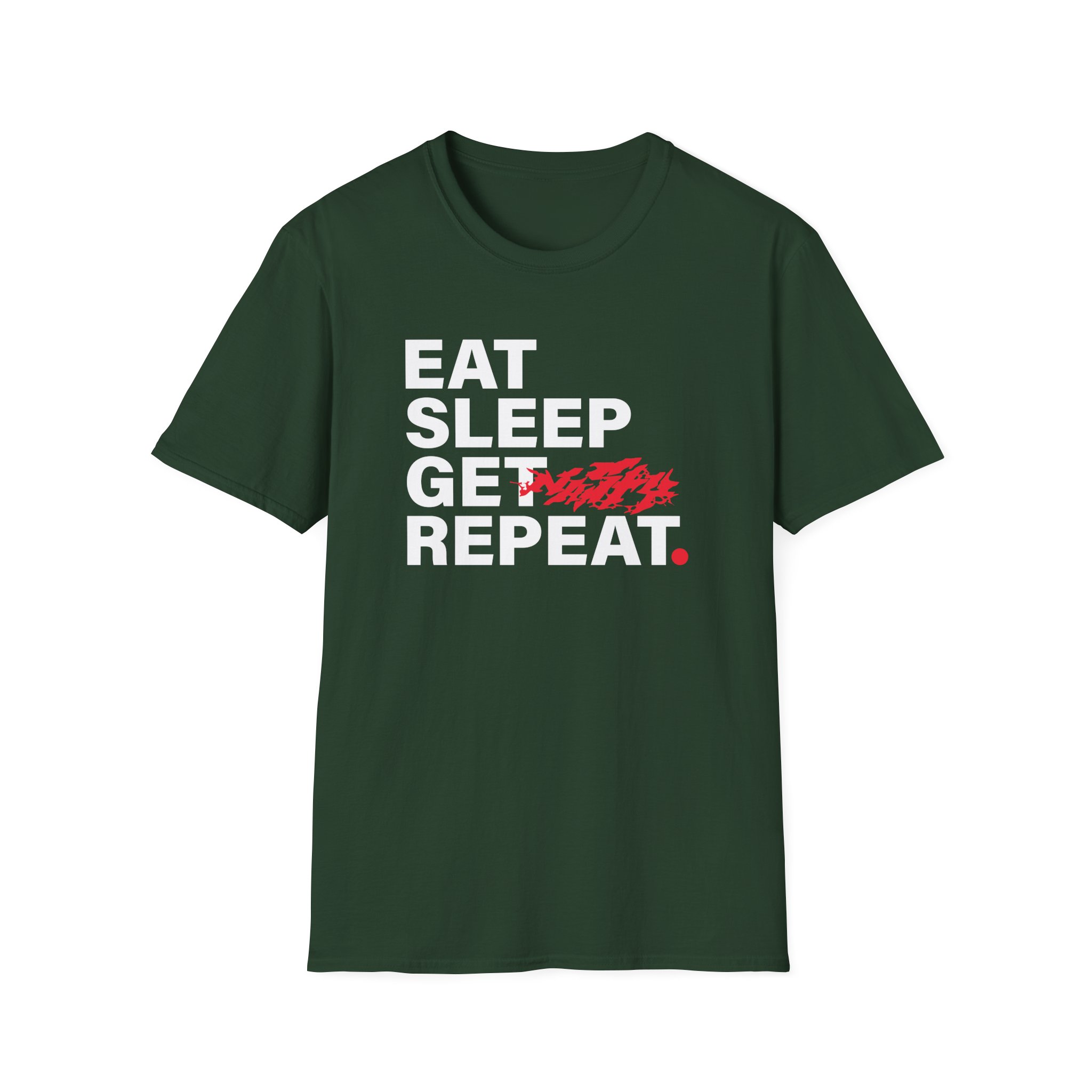 Nasty Eat Sleep Get Repeat Unisex Softstyle T-Shirt
