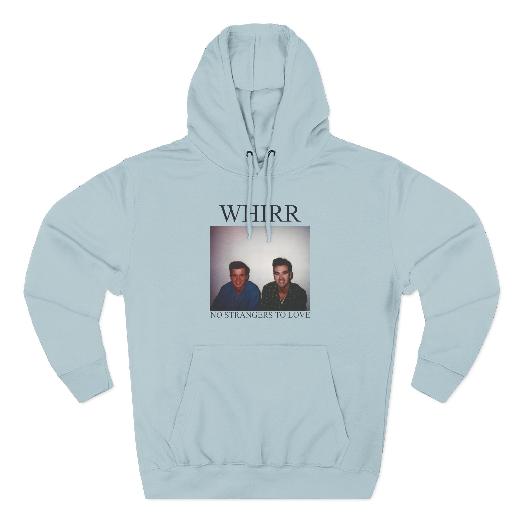 Whirr No Strangers to Love Three-Panel Fleece Hoodie