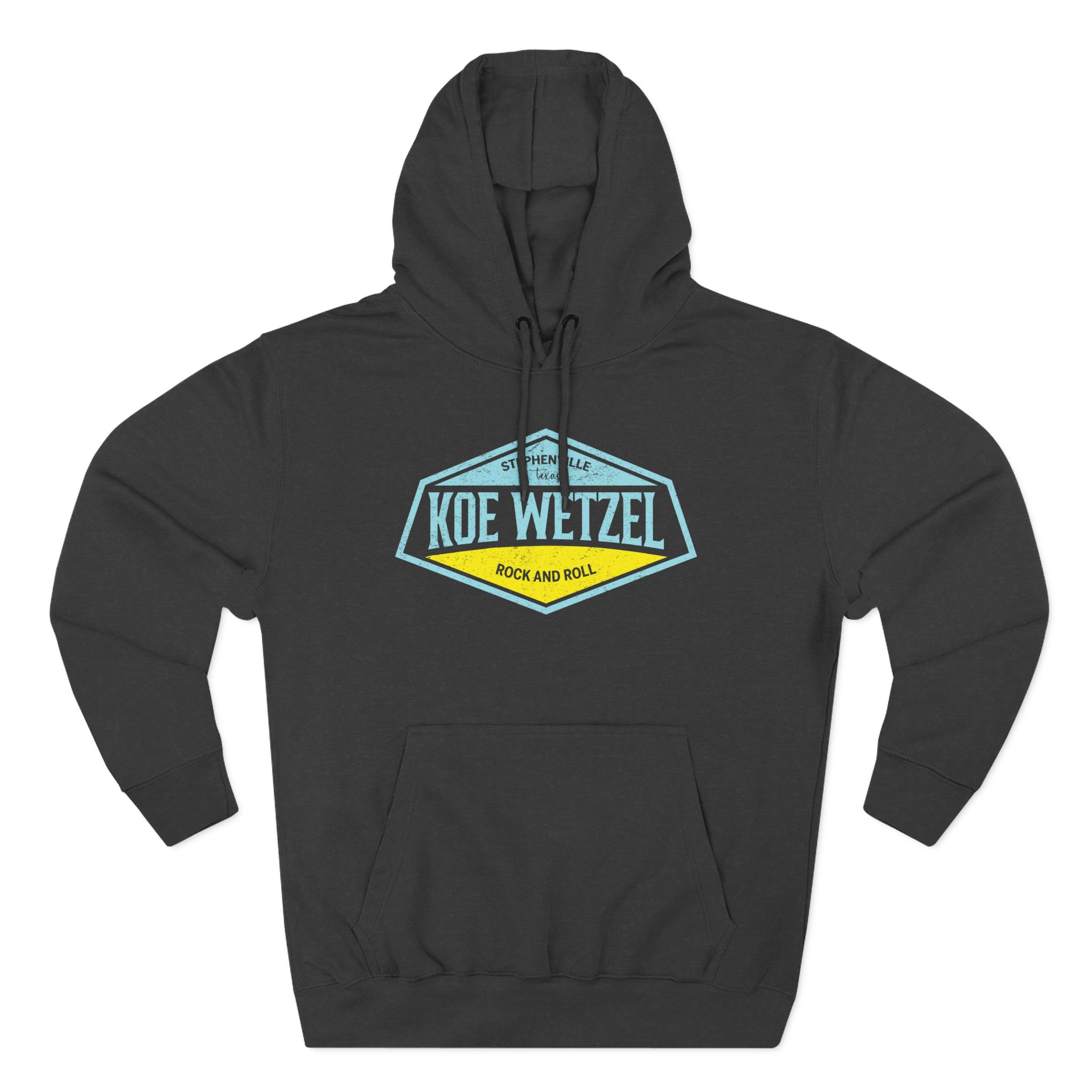 Koe Wetzel Stephenville Rock & Roll Three-Panel Fleece Hoodie