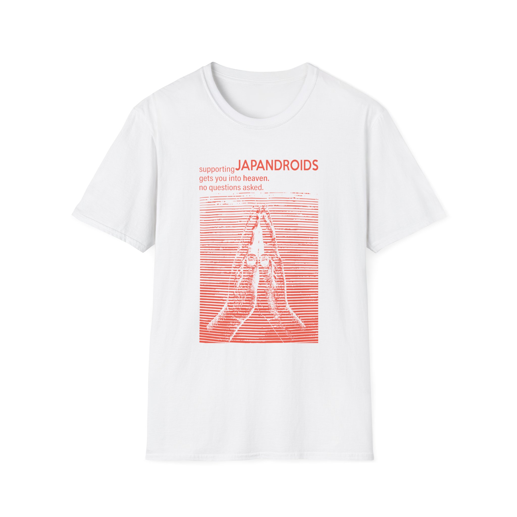 Supporting Japandroids Gets You Into Heaven No Questions Asked Unisex Softstyle T-Shirt
