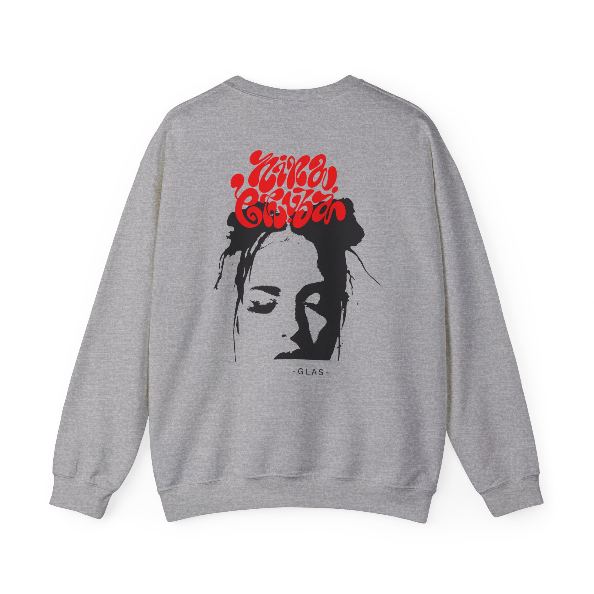 Nina Chuba Vinyl Unisex Heavy Blendâ„¢ Crewneck Sweatshirt