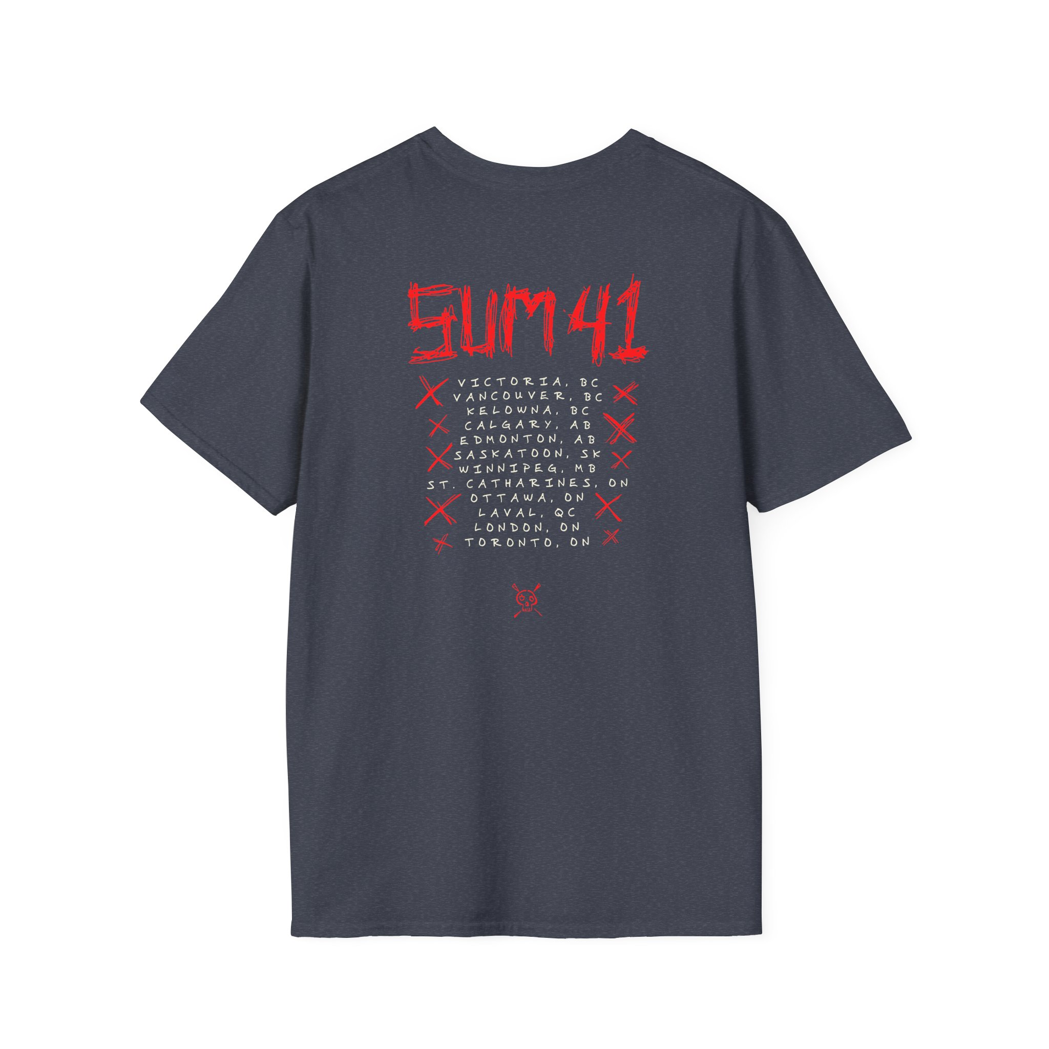 Sum 41 F**k Tour Unisex Softstyle T-Shirt