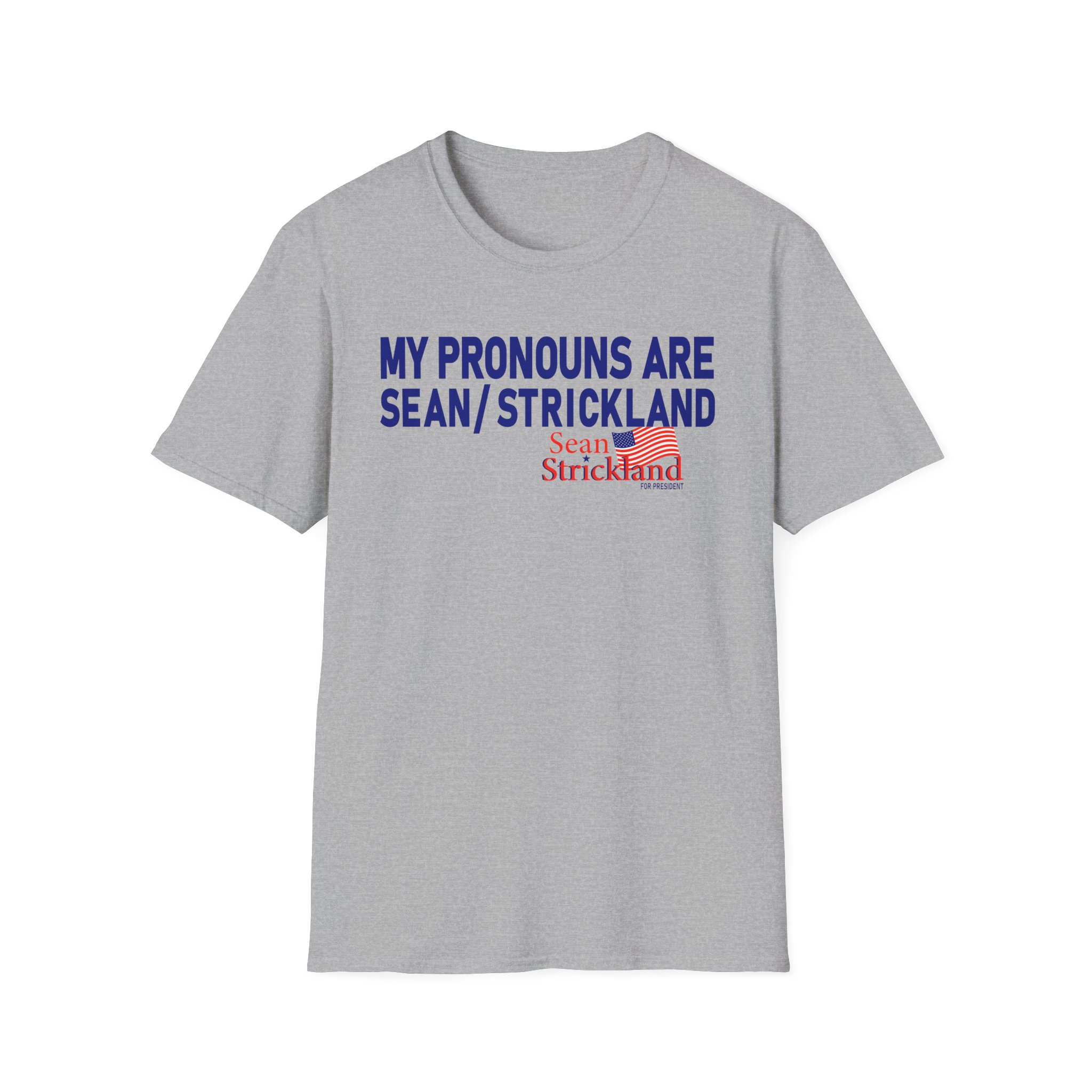 Sean Strickland My Pronouns Are Unisex Softstyle T-Shirt