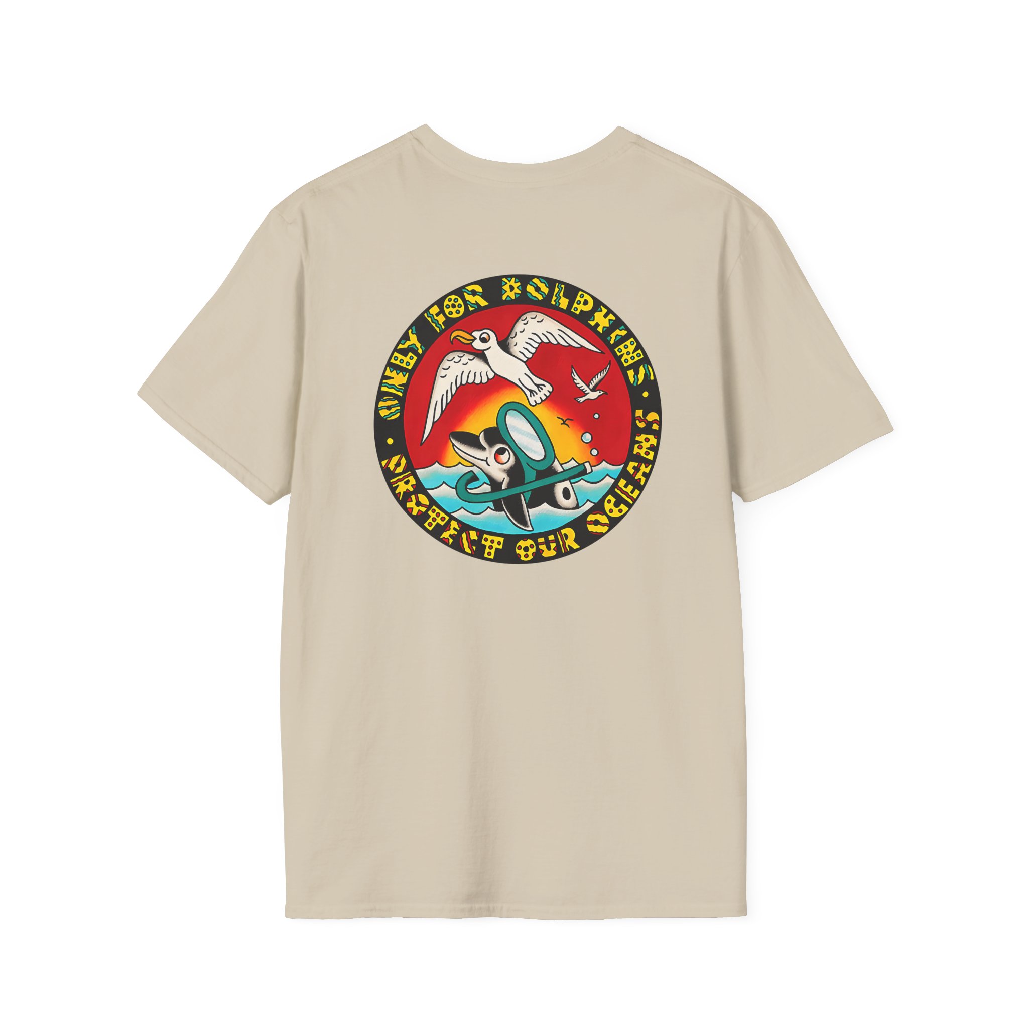 Action Bronson Only for Dolphins Unisex Softstyle T-Shirt