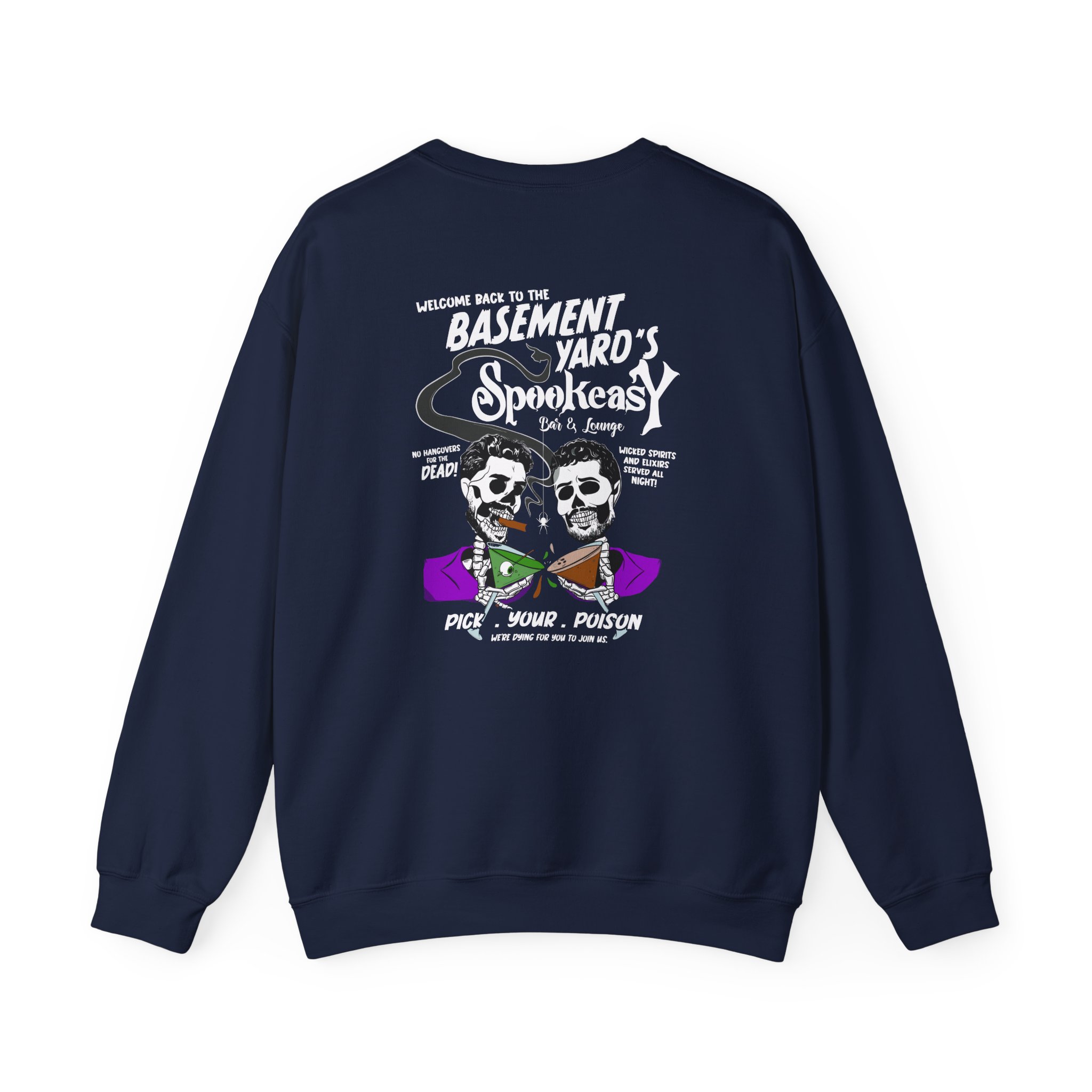 Basement Yard the Spookeasy Bar & Lounge Unisex Heavy Blendâ„¢ Crewneck Sweatshirt