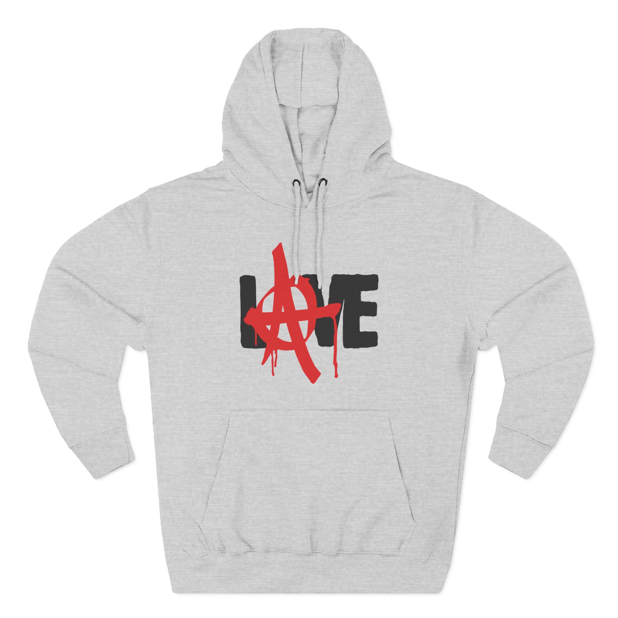 Nasty Love Three-Panel Fleece Hoodie