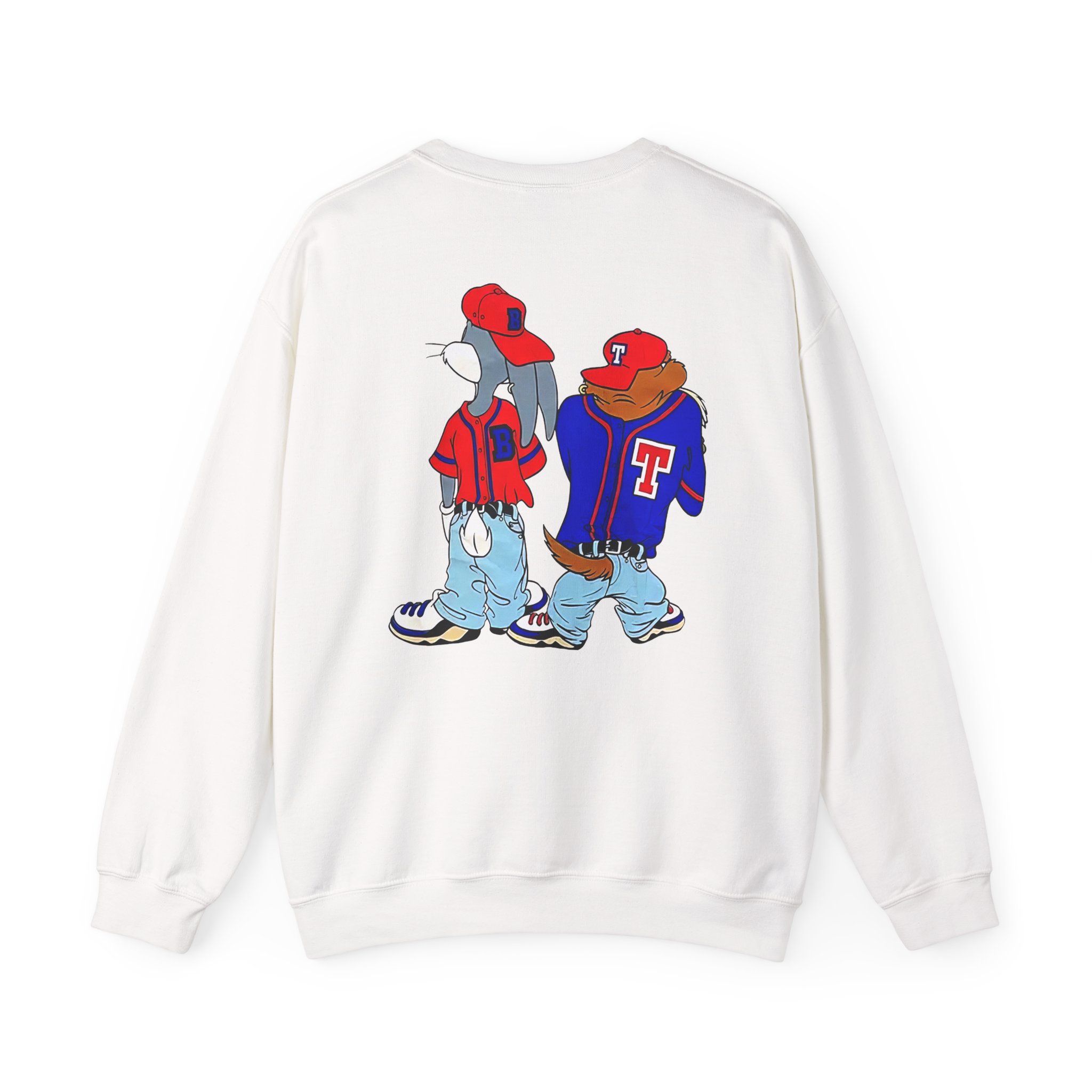 Vintage 90s Looney Tunes Bugs Taz Kris’s Kross Unisex Heavy Blend™ Crewneck Sweatshirt
