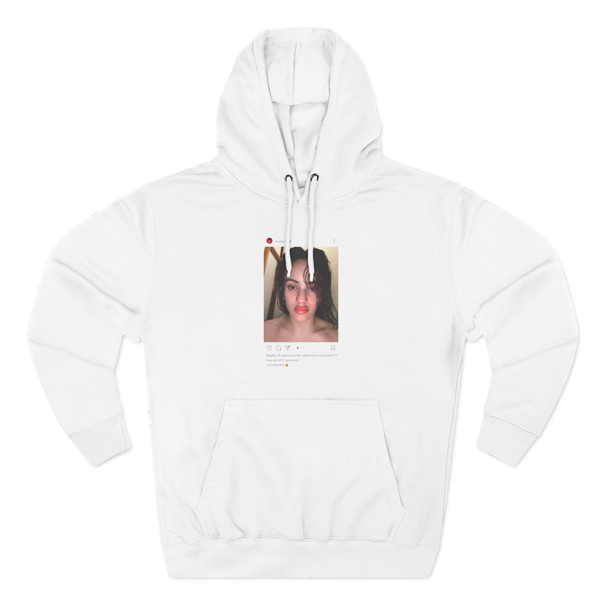 Rosalia Motomami Instagram Three-Panel Fleece Hoodie