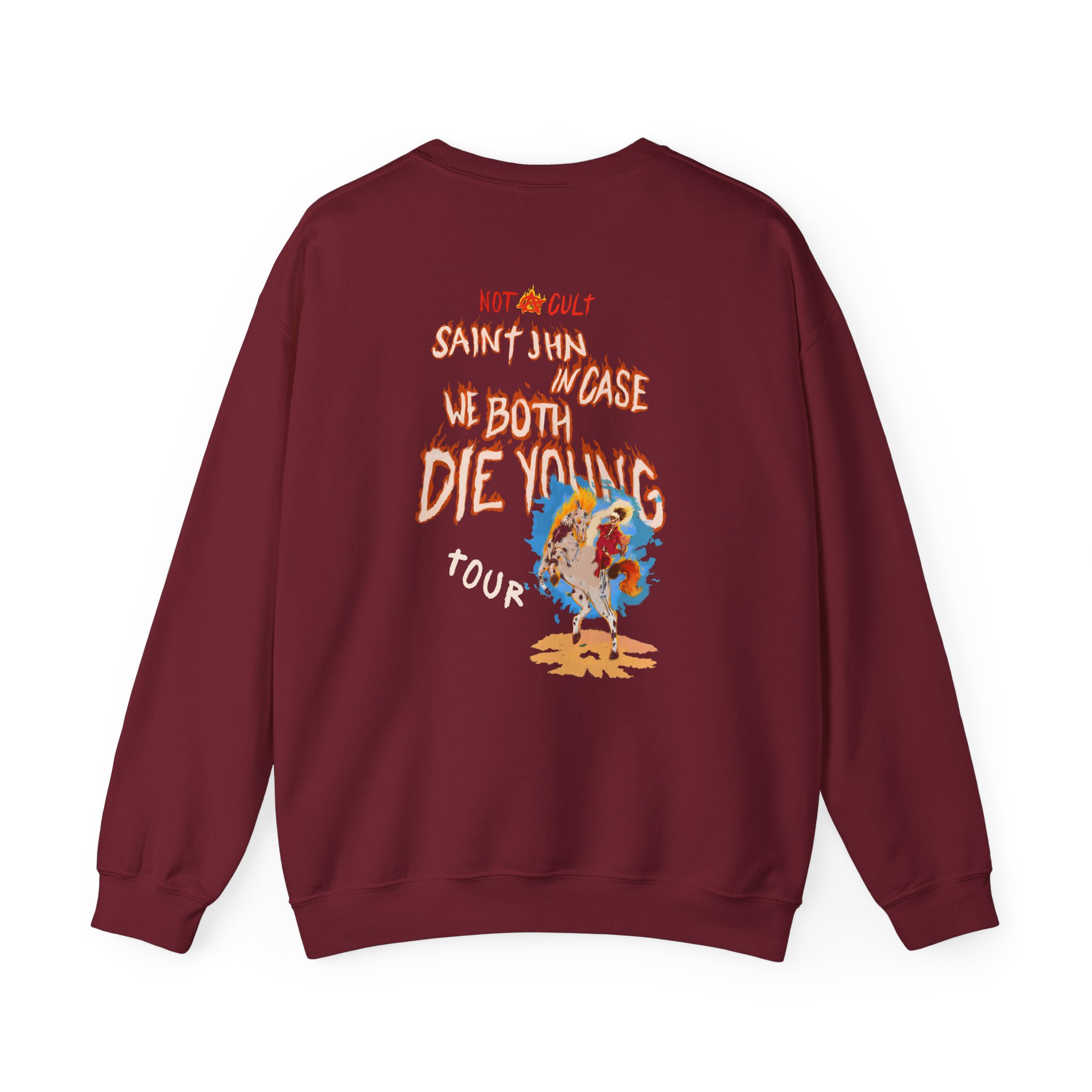 Saint Jhn Incase We Both Die Young World Tour Unisex Heavy Blendâ„¢ Crewneck Sweatshirt